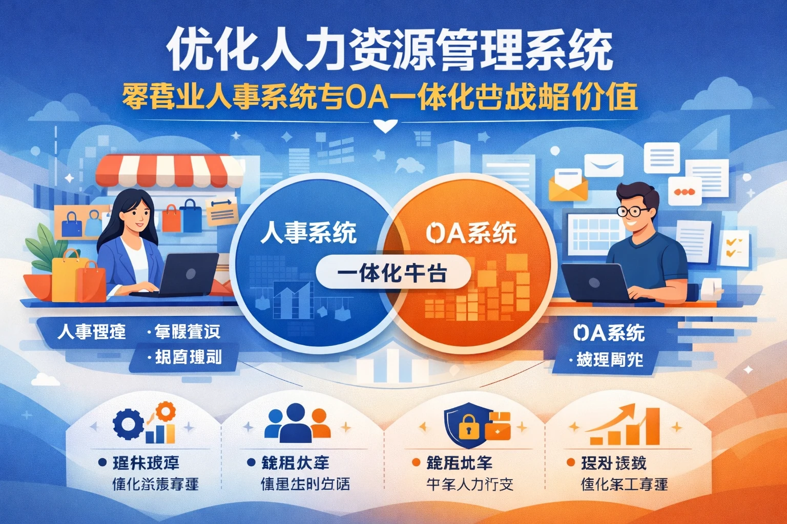 优化人力资源管理系统:零售业人事系统与OA一体化的战略价值