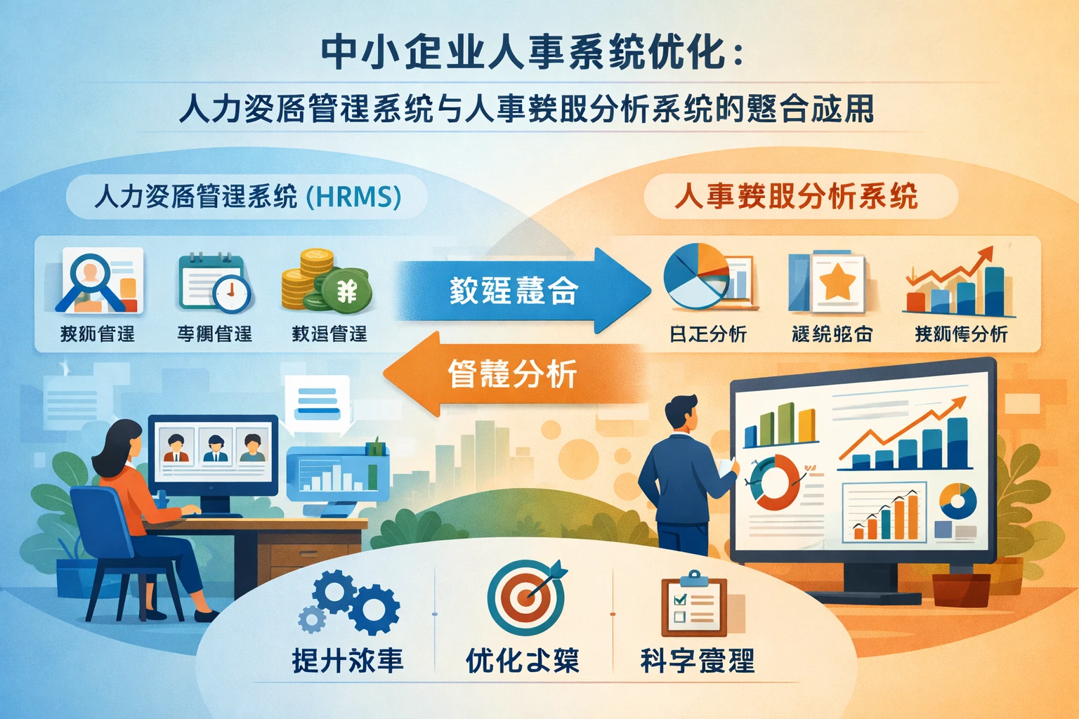 中小企业人事系统优化：人力资源管理系统与人事数据分析系统的整合应用