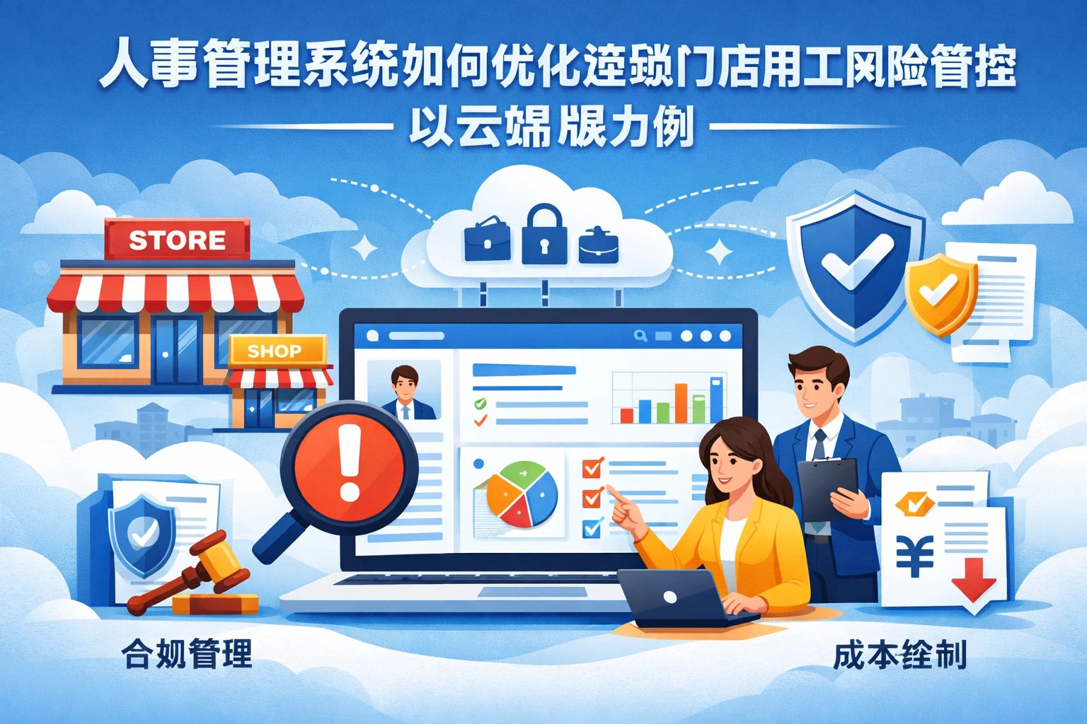 人事管理系统如何优化连锁门店用工风险管控——以云端版为例