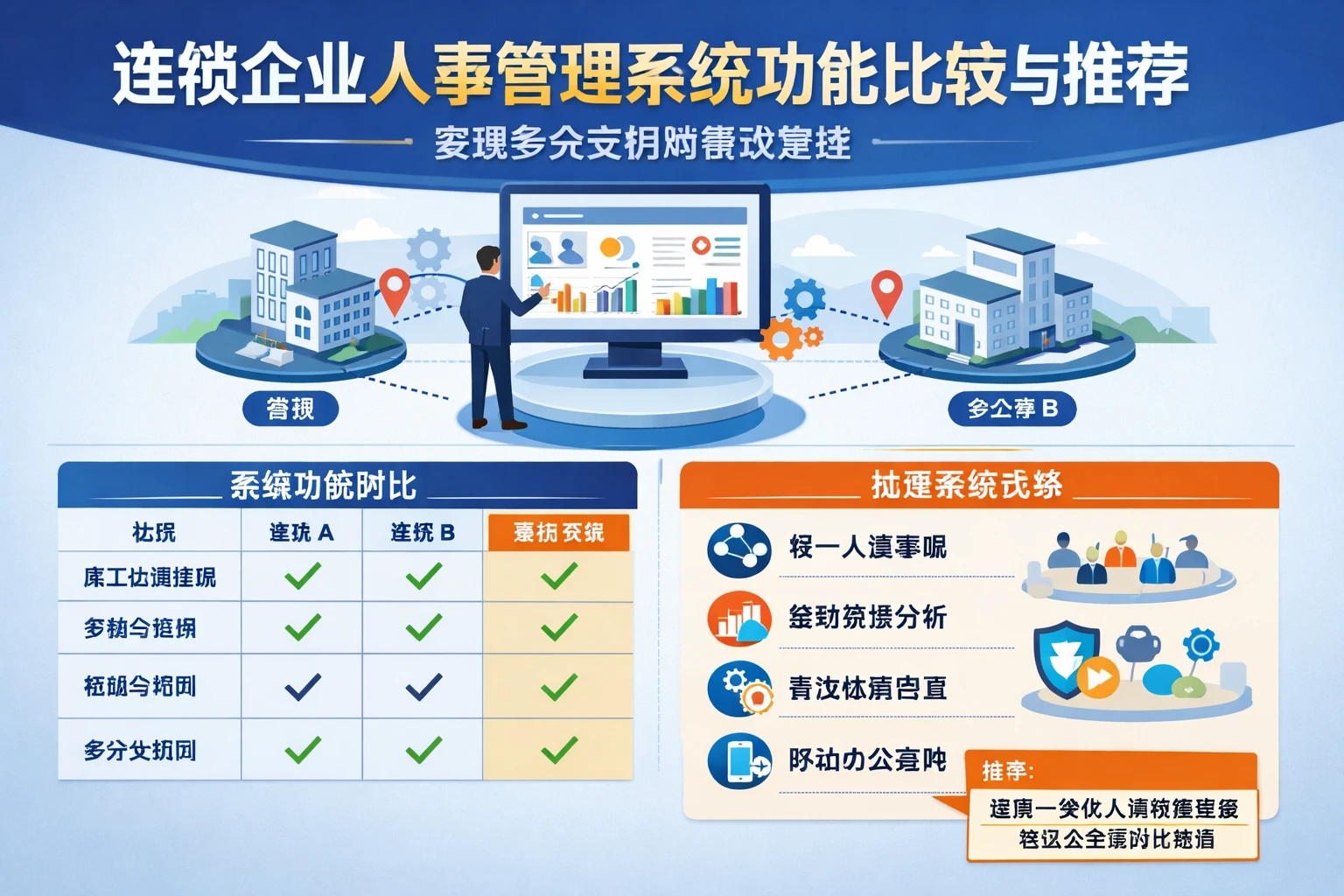 连锁企业人事管理系统功能比较与推荐：实现多分支机构高效管控