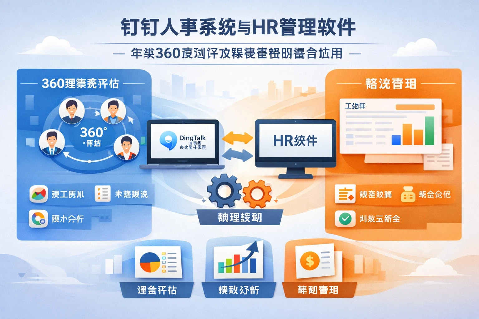 钉钉人事系统与HR管理软件在年终360度测评及薪资管理的整合应用