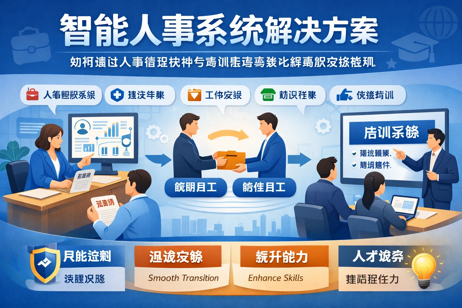 智能人事系统解决方案：如何通过人事管理软件与培训管理系统化解离职交接危机
