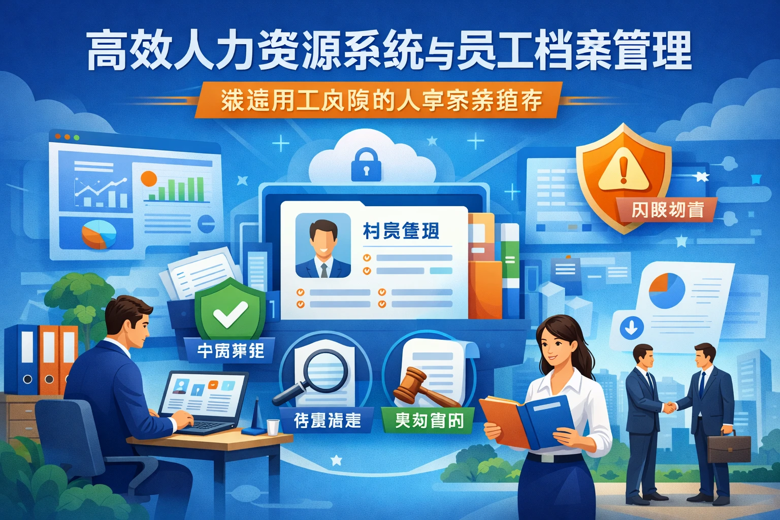 高效人力资源系统与员工档案管理:规避用工风险的人事系统推荐