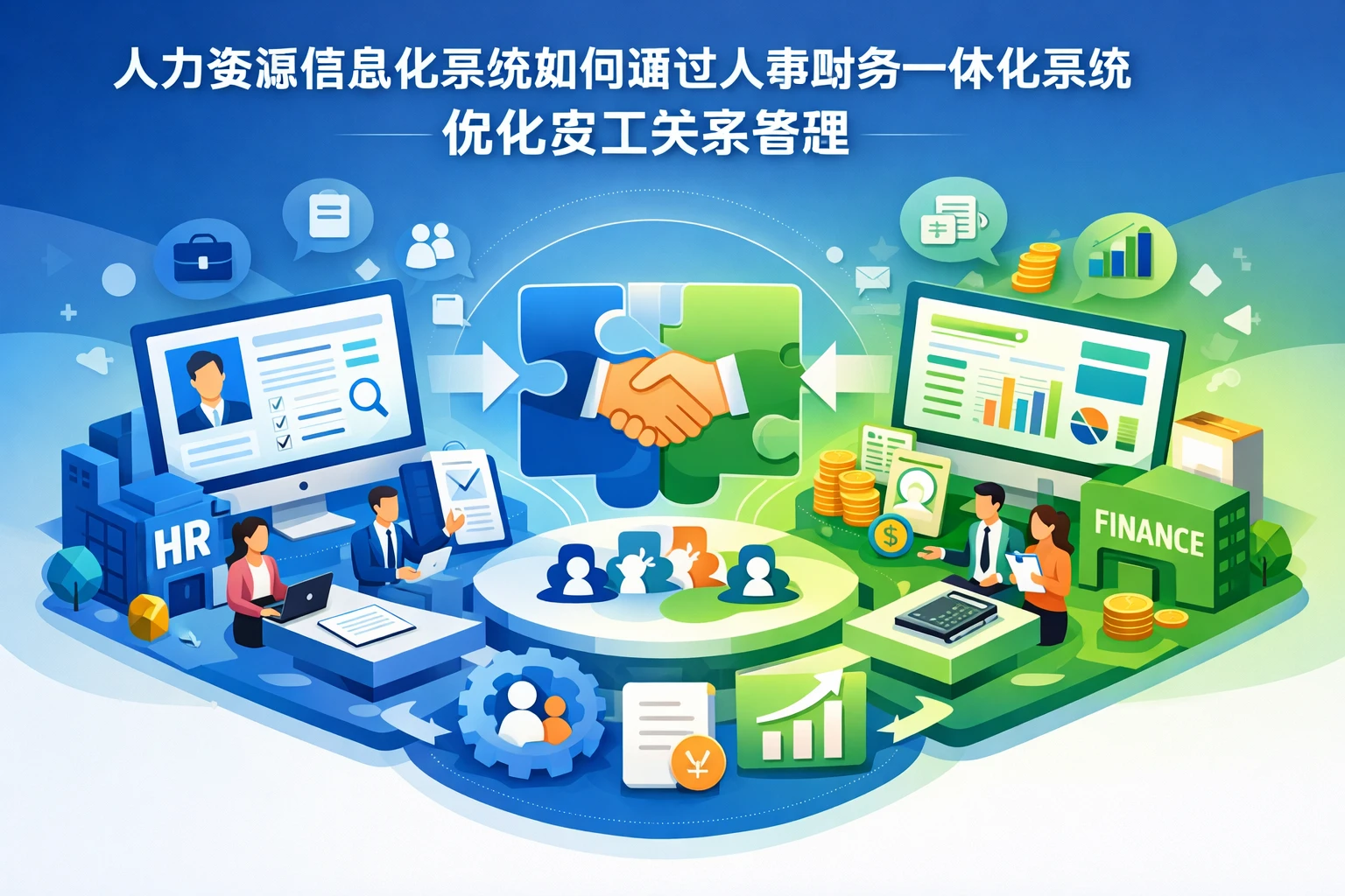 人力资源信息化系统如何通过人事财务一体化系统优化员工关系管理