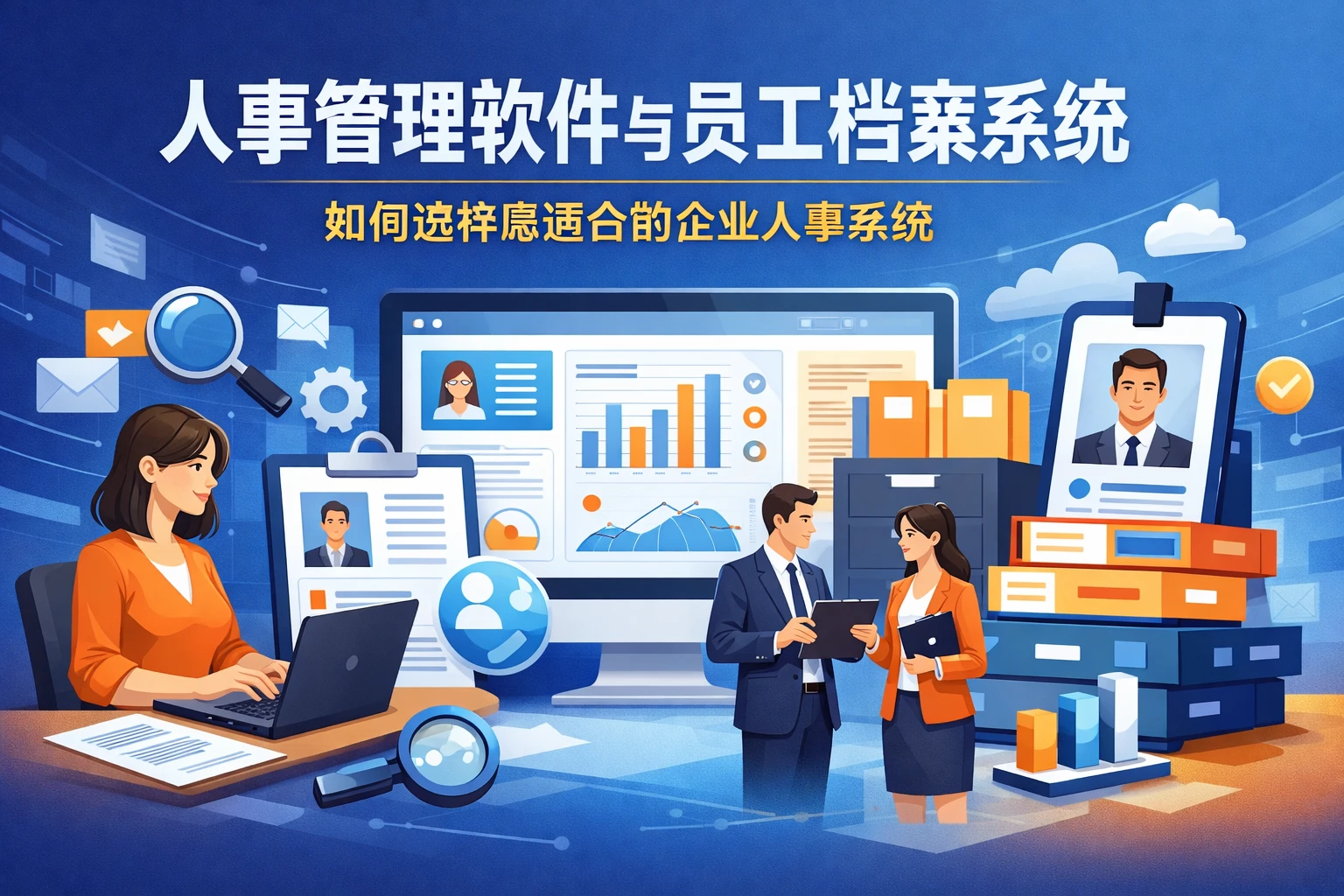 人事管理软件与员工档案系统：如何选择最适合的企业人事系统