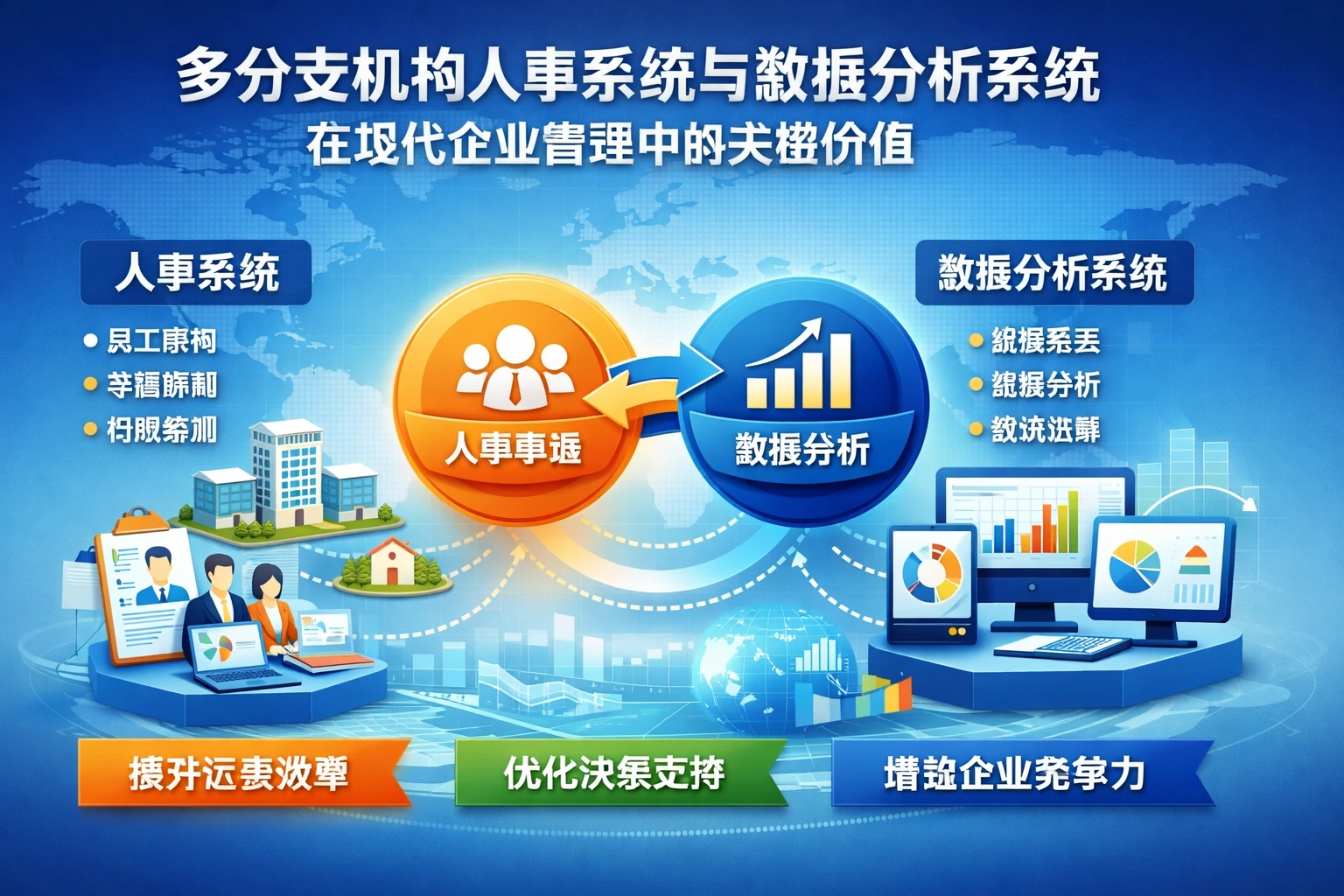 多分支机构人事系统与数据分析系统在现代企业管理中的关键价值