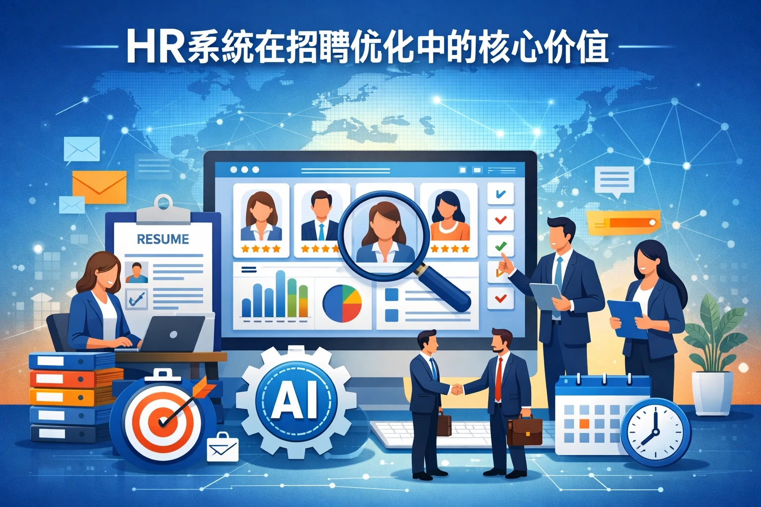 HR系统在招聘优化中的核心价值