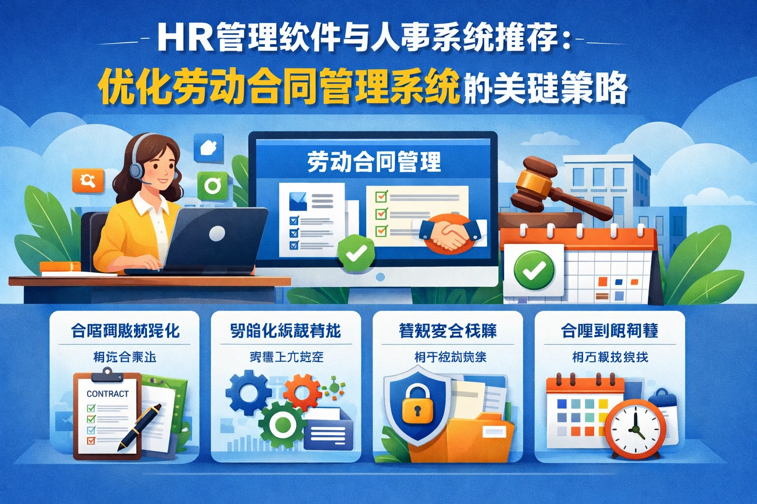 HR管理软件与人事系统推荐：优化劳动合同管理系统的关键策略