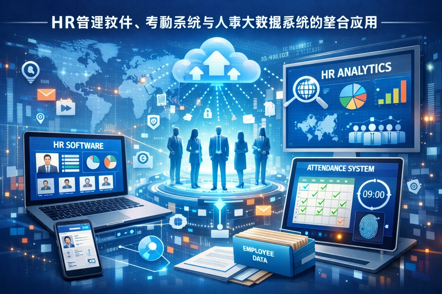HR管理软件、考勤系统与人事大数据系统的整合应用