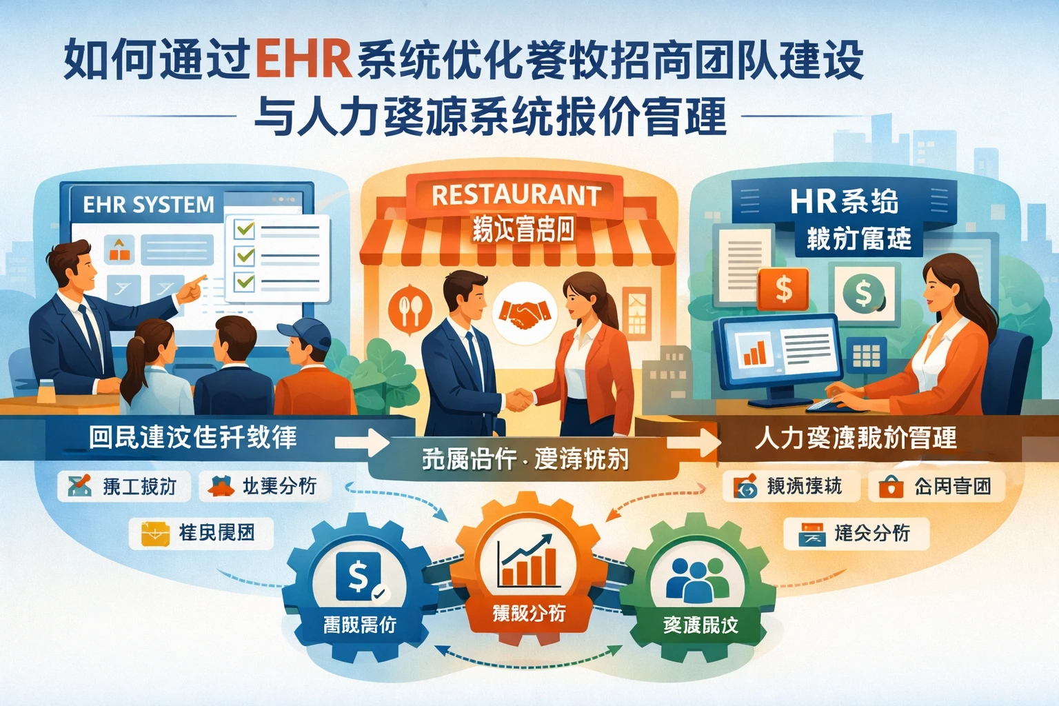 如何通过EHR系统优化餐饮招商团队建设与人力资源系统报价管理