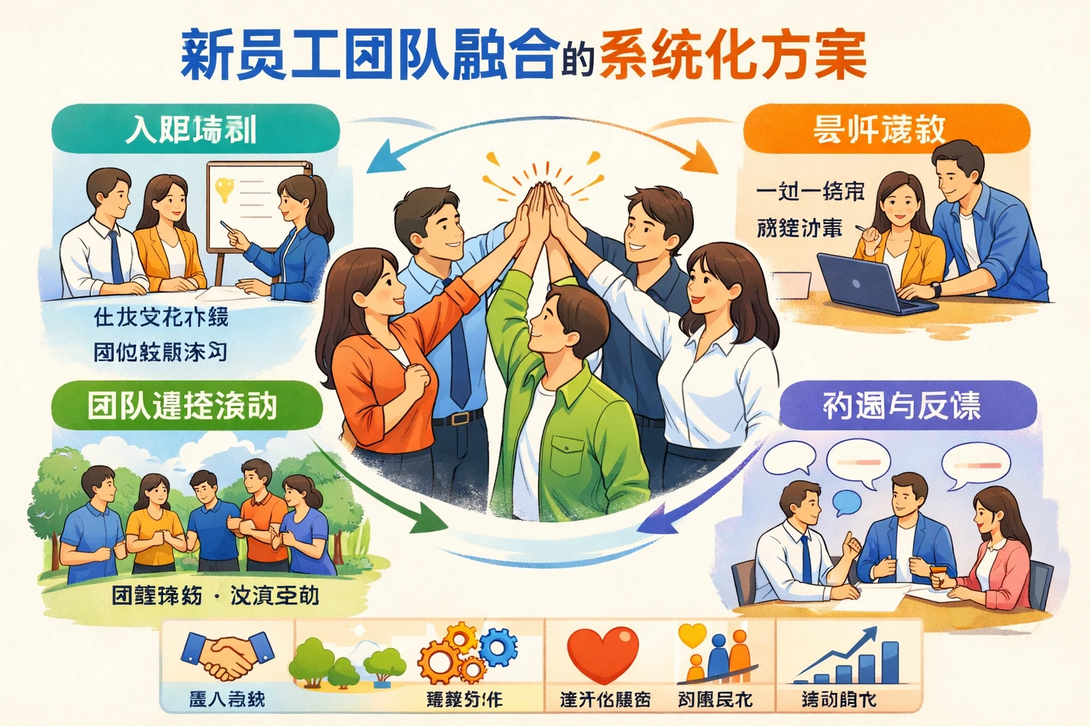 新员工团队融合的系统化方案