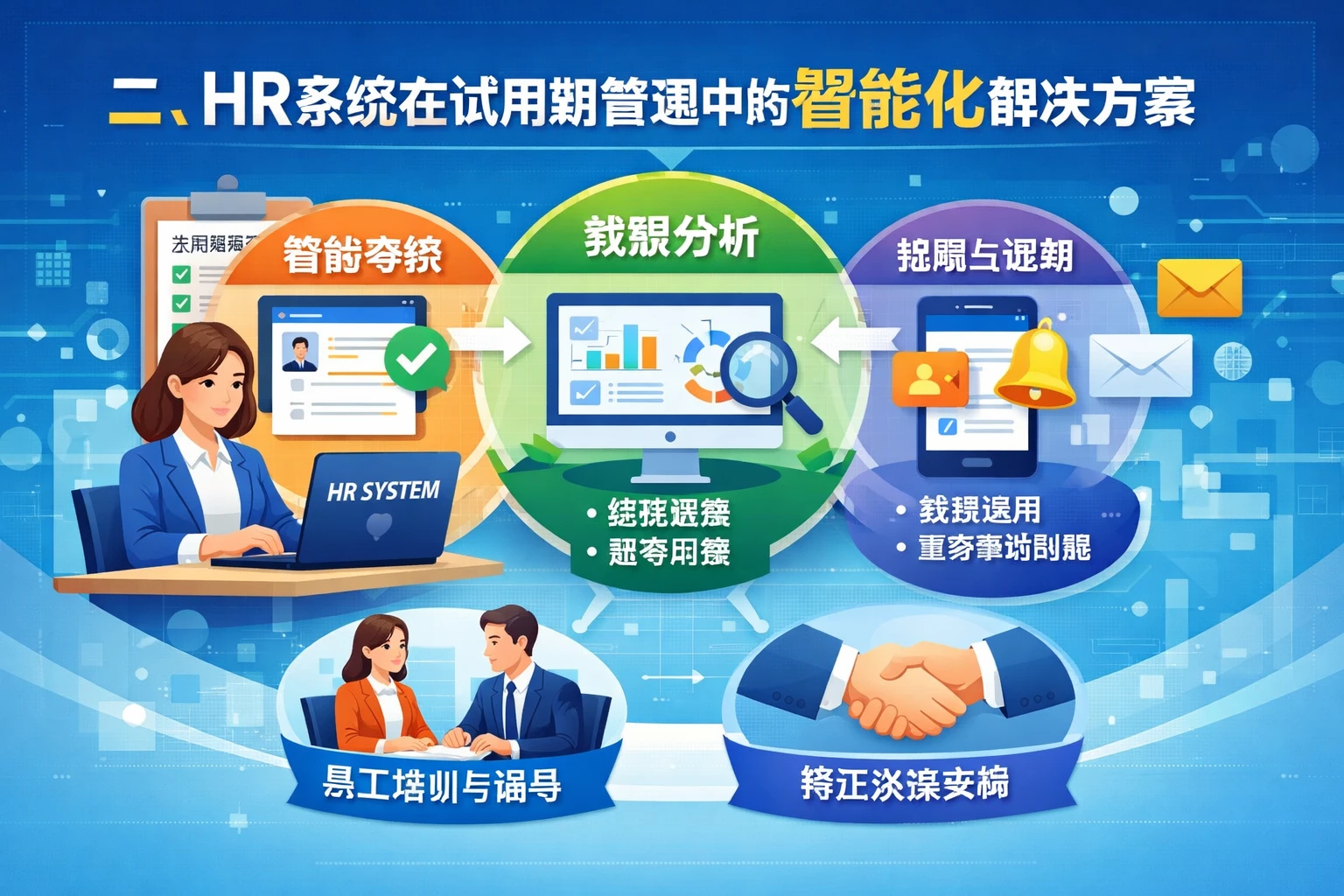 二、HR系统在试用期管理中的智能化解决方案