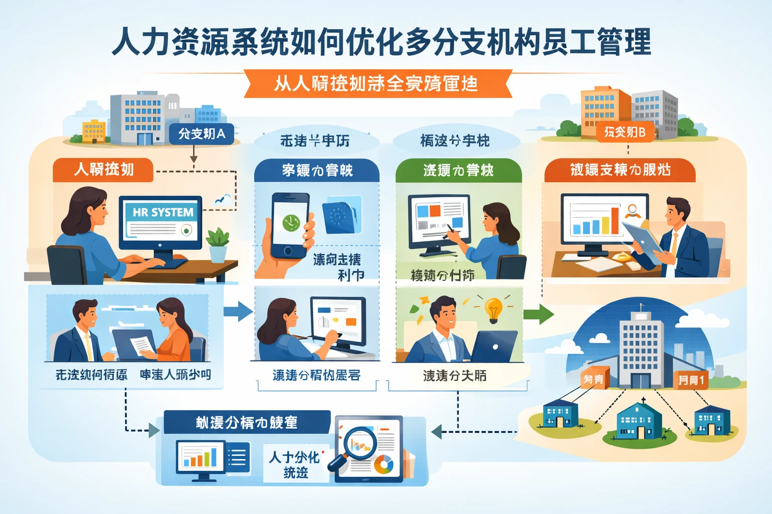 人力资源系统如何优化多分支机构员工管理:从入职培训到全流程管控