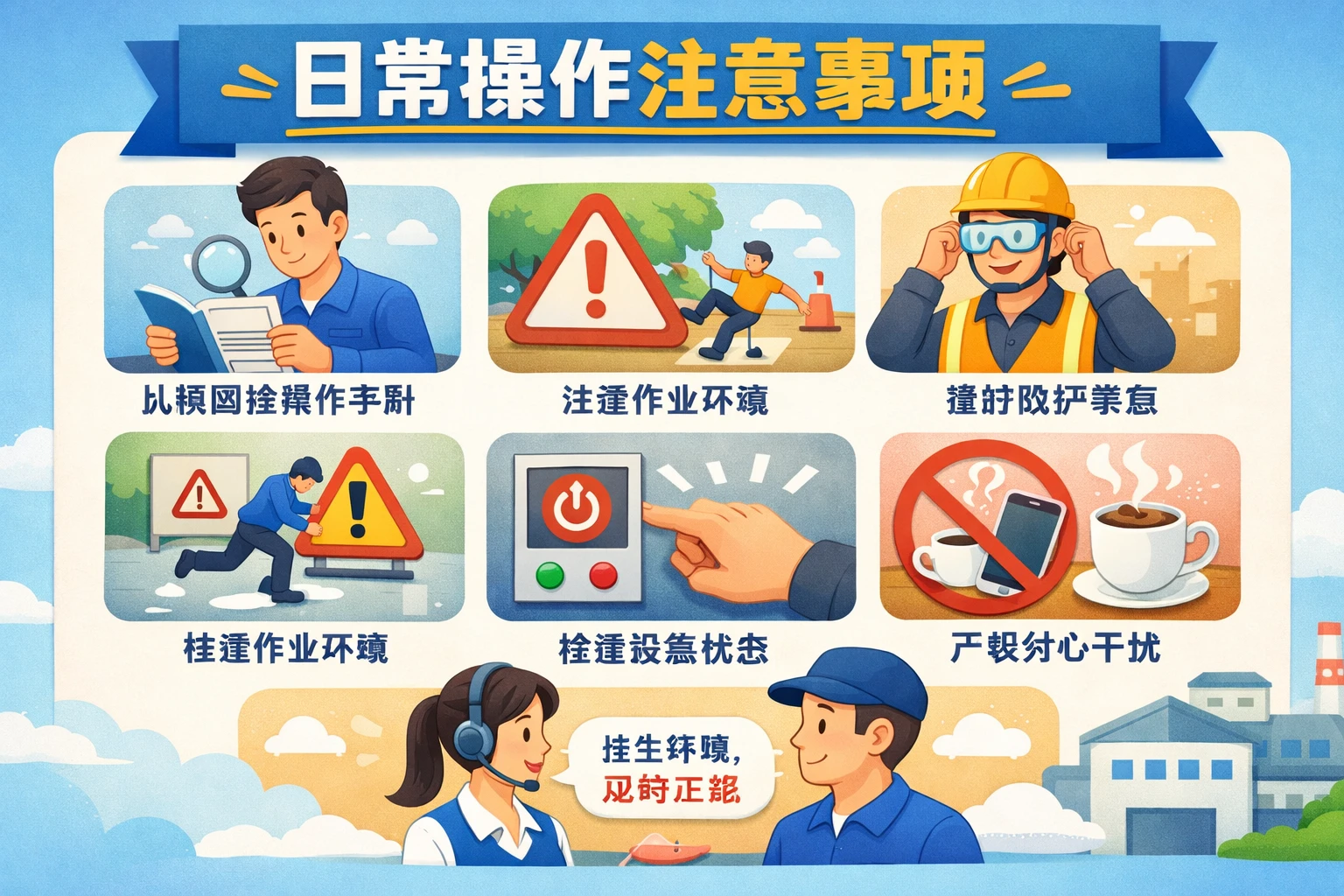 日常操作注意事项