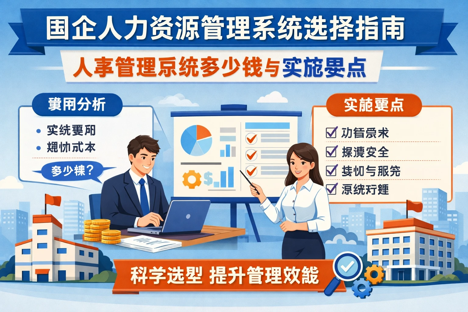 国企人力资源管理系统选择指南：人事管理系统多少钱与实施要点