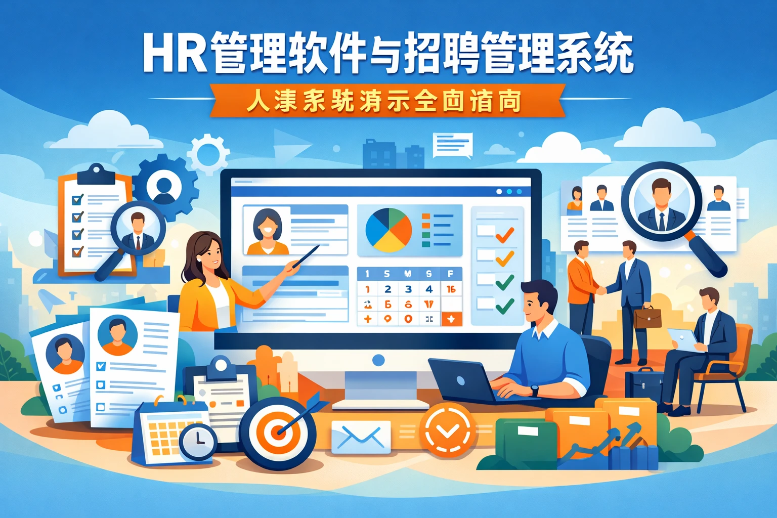 HR管理软件与招聘管理系统：人事系统演示全面指南