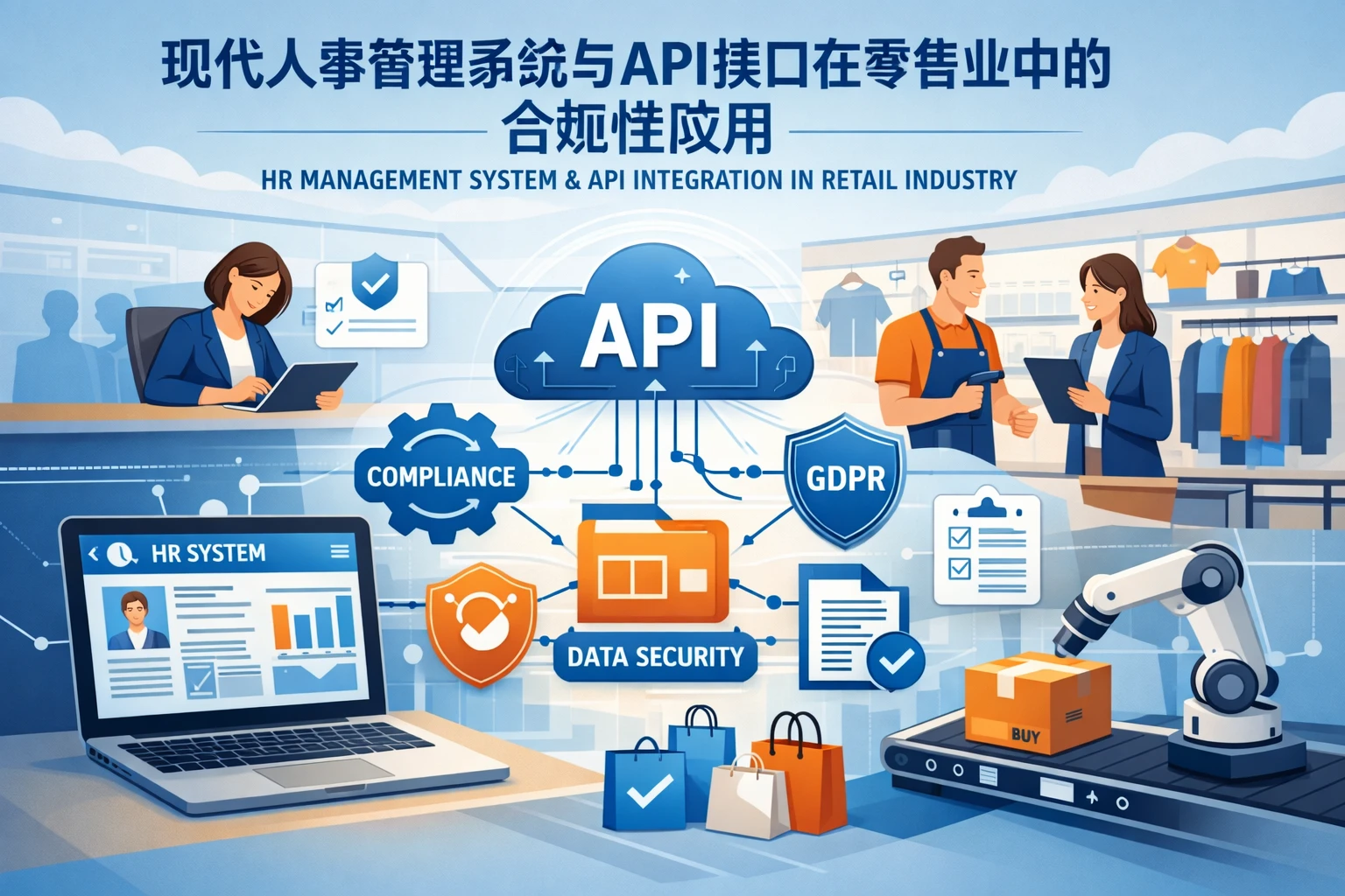 现代人事管理系统与API接口在零售业中的合规性应用