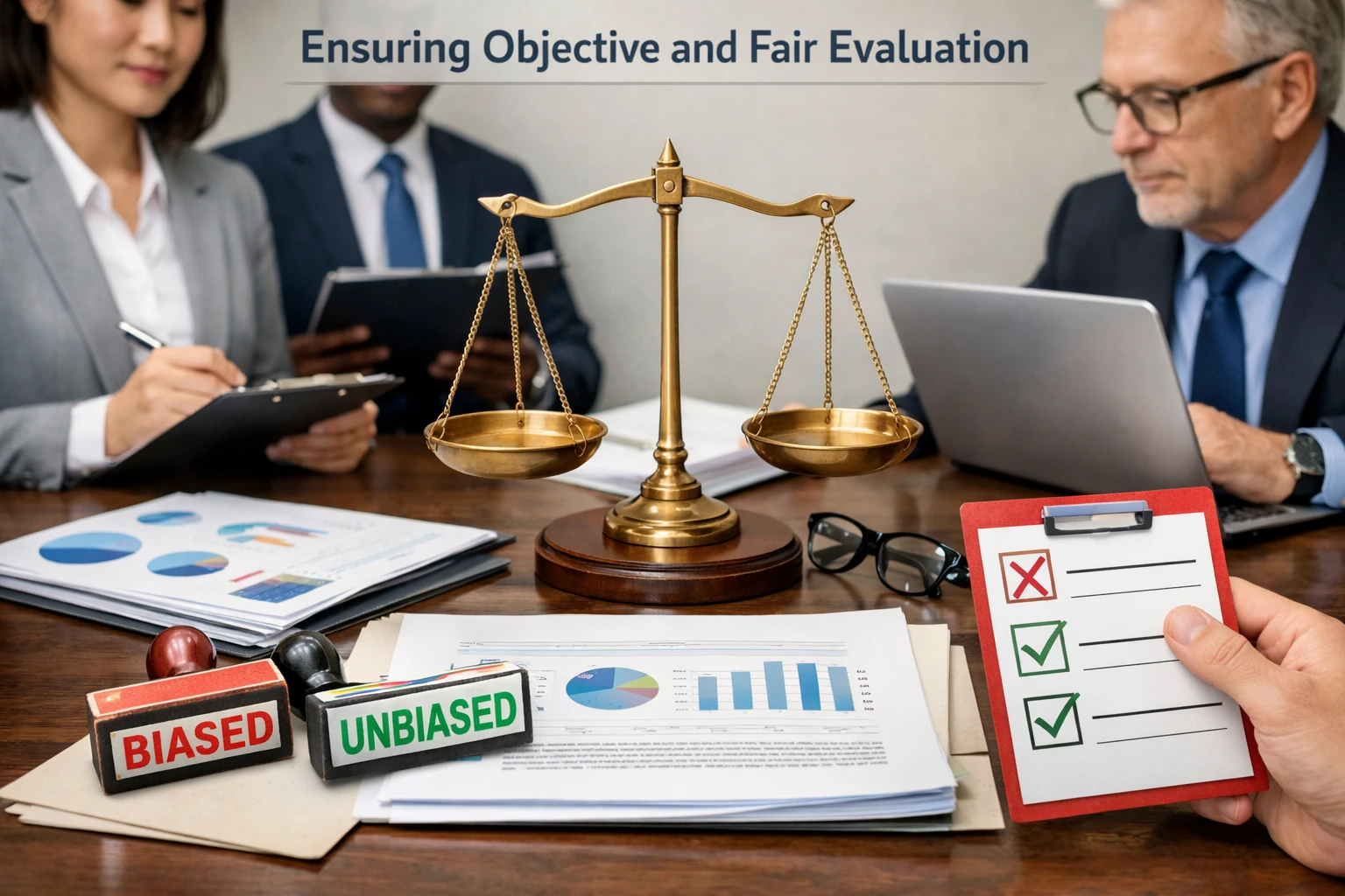 确保评估过程的客观公正