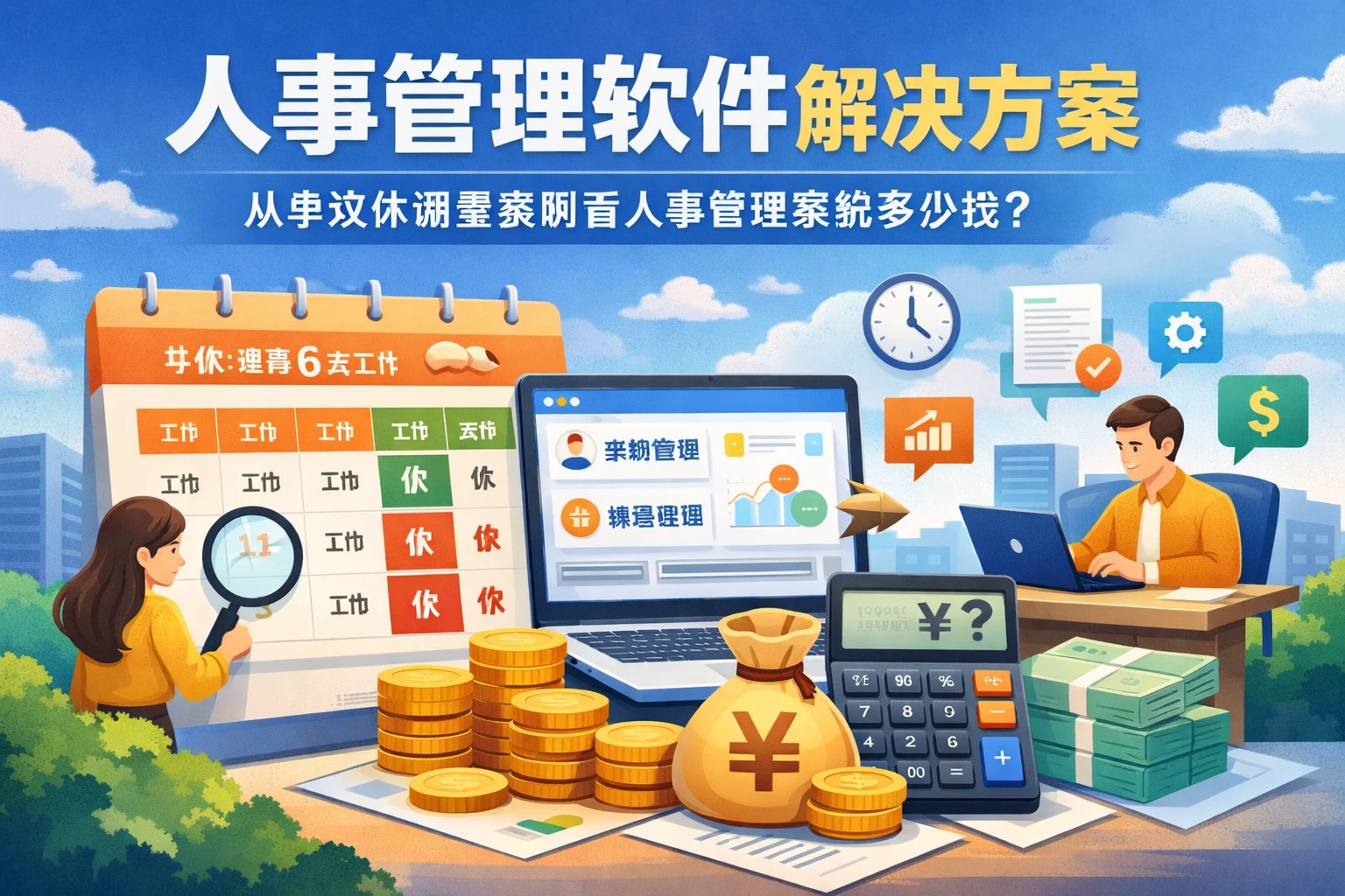 人事管理软件解决方案:从单双休调整案例看人事管理系统多少钱