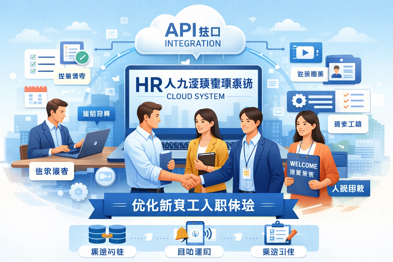 人力资源管理系统云端版：通过API接口优化新员工入职体验