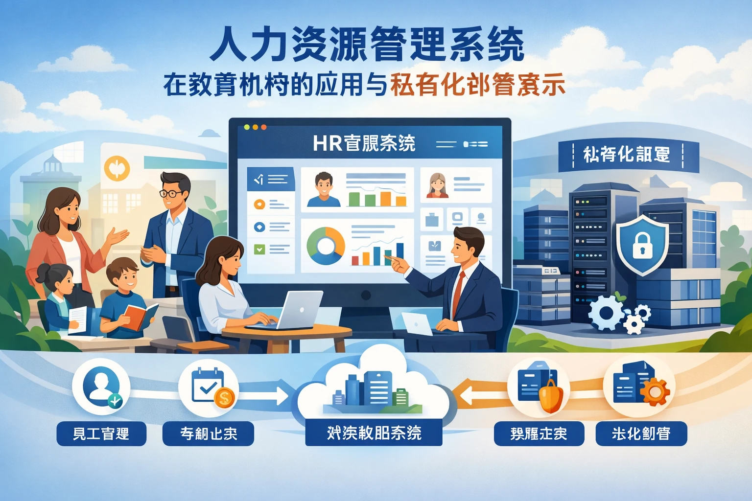 人力资源管理系统在教育机构的应用与私有化部署演示