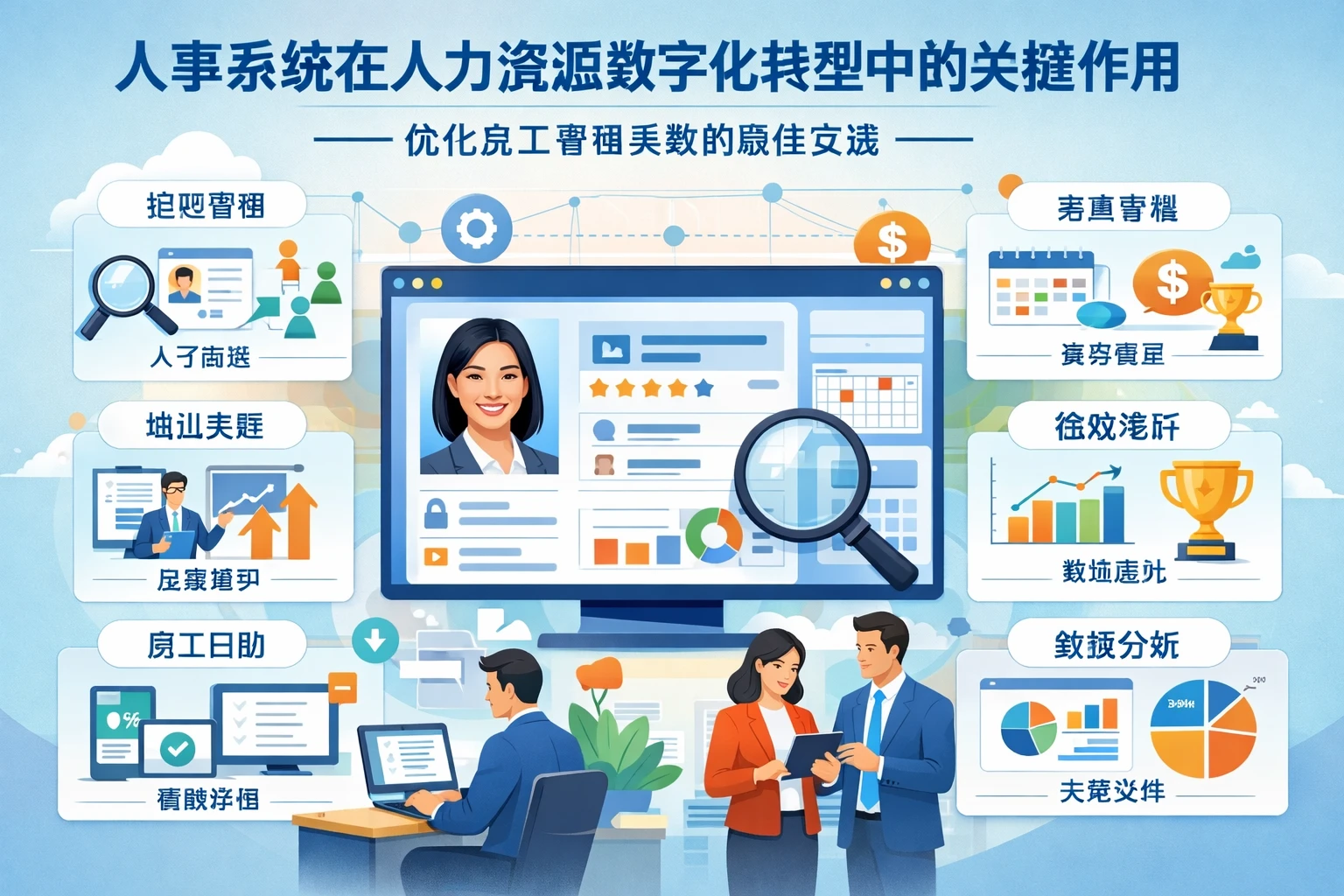 人事系统在人力资源数字化转型中的关键作用:优化员工管理系统的最佳实践