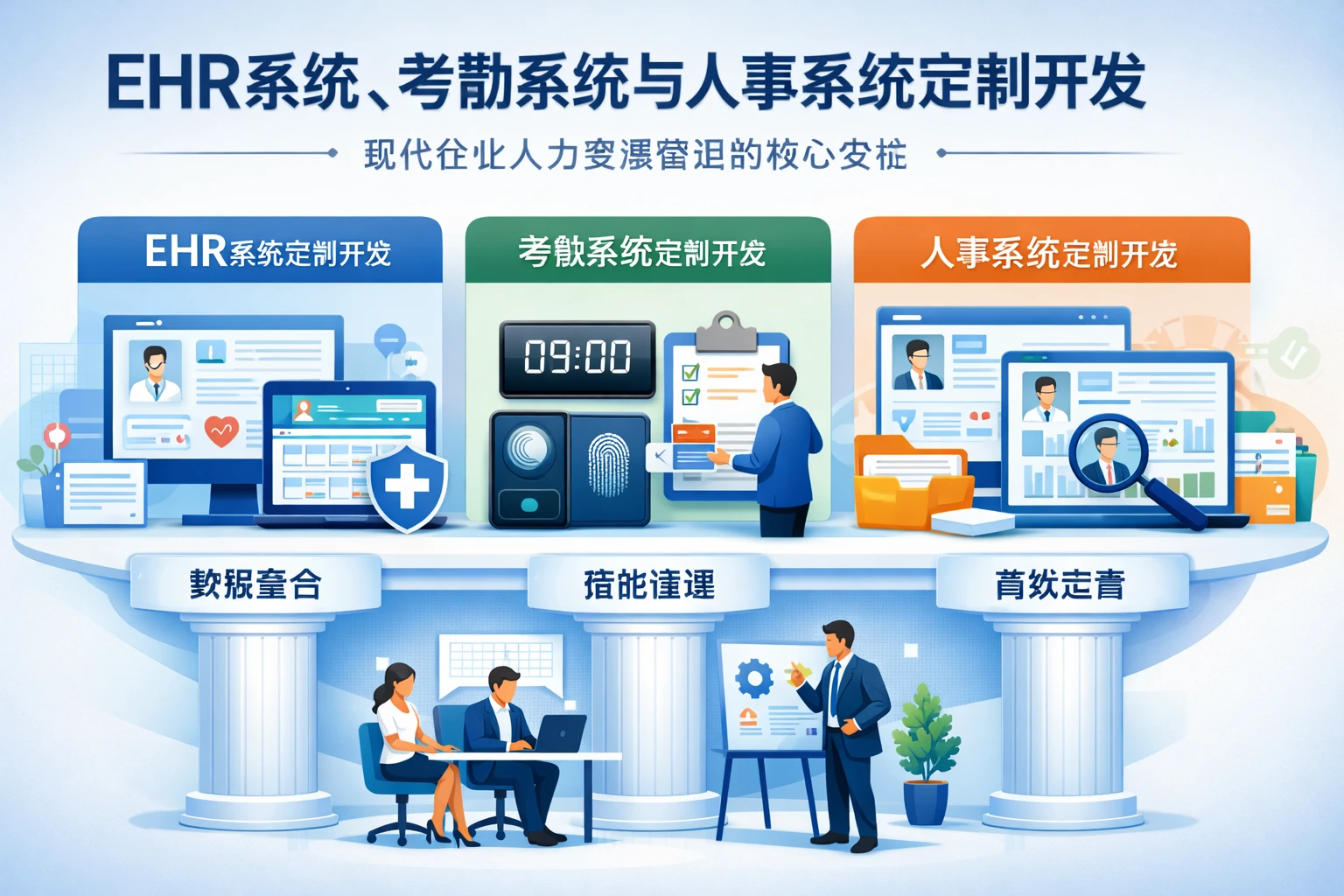 ehr系统、考勤系统与人事系统定制开发：现代企业人力资源管理的核心支柱