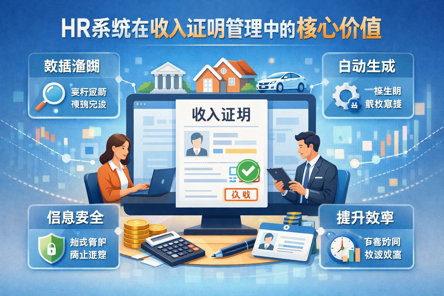 HR系统在收入证明管理中的核心价值