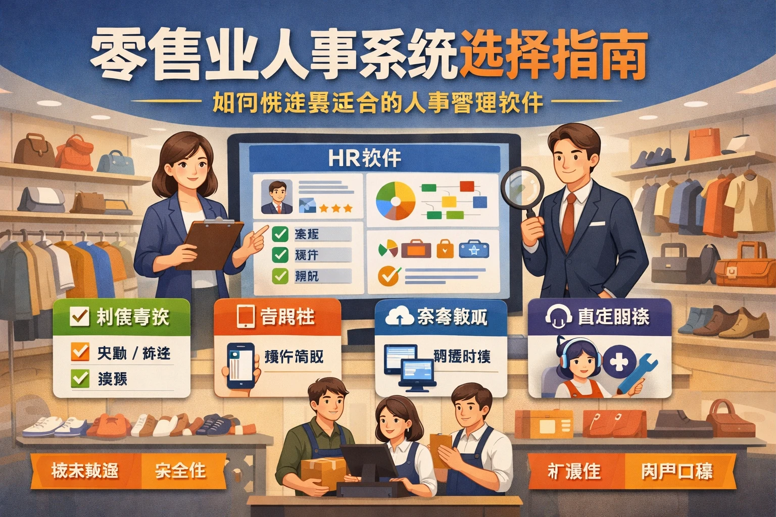零售业人事系统选择指南：如何挑选最适合的人事管理软件