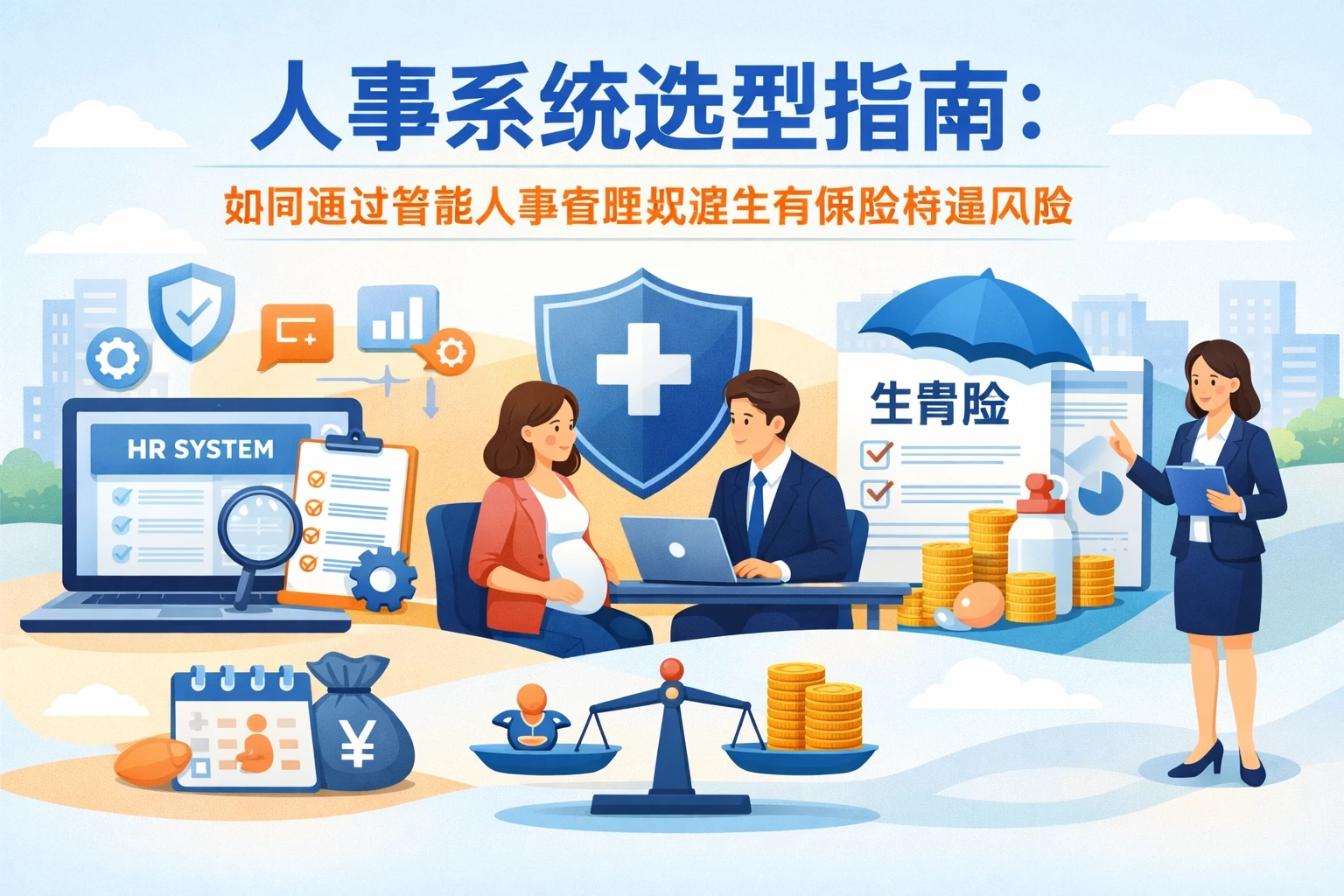 人事系统选型指南：如何通过智能人事管理规避生育保险待遇风险