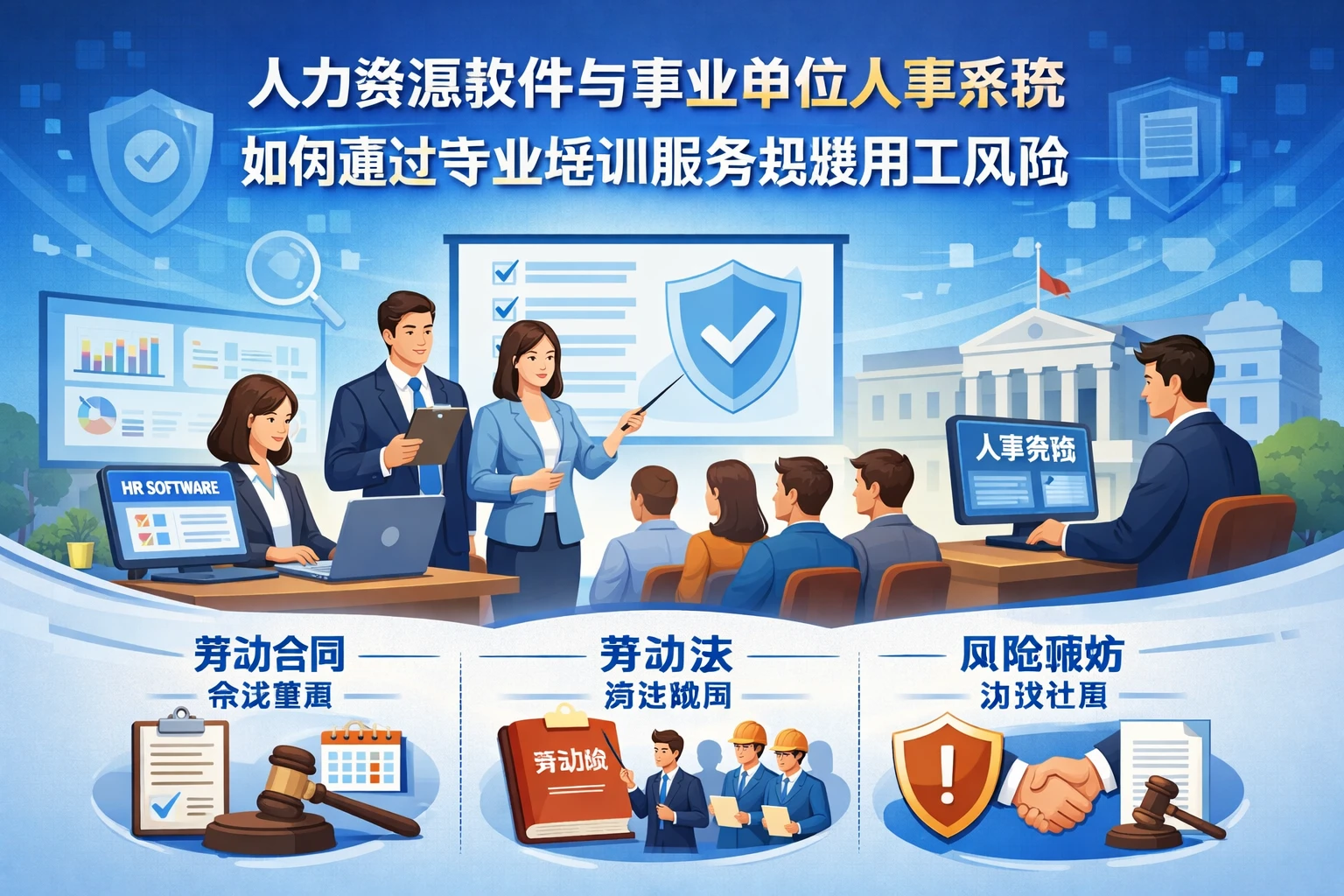 人力资源软件与事业单位人事系统如何通过专业培训服务规避用工风险