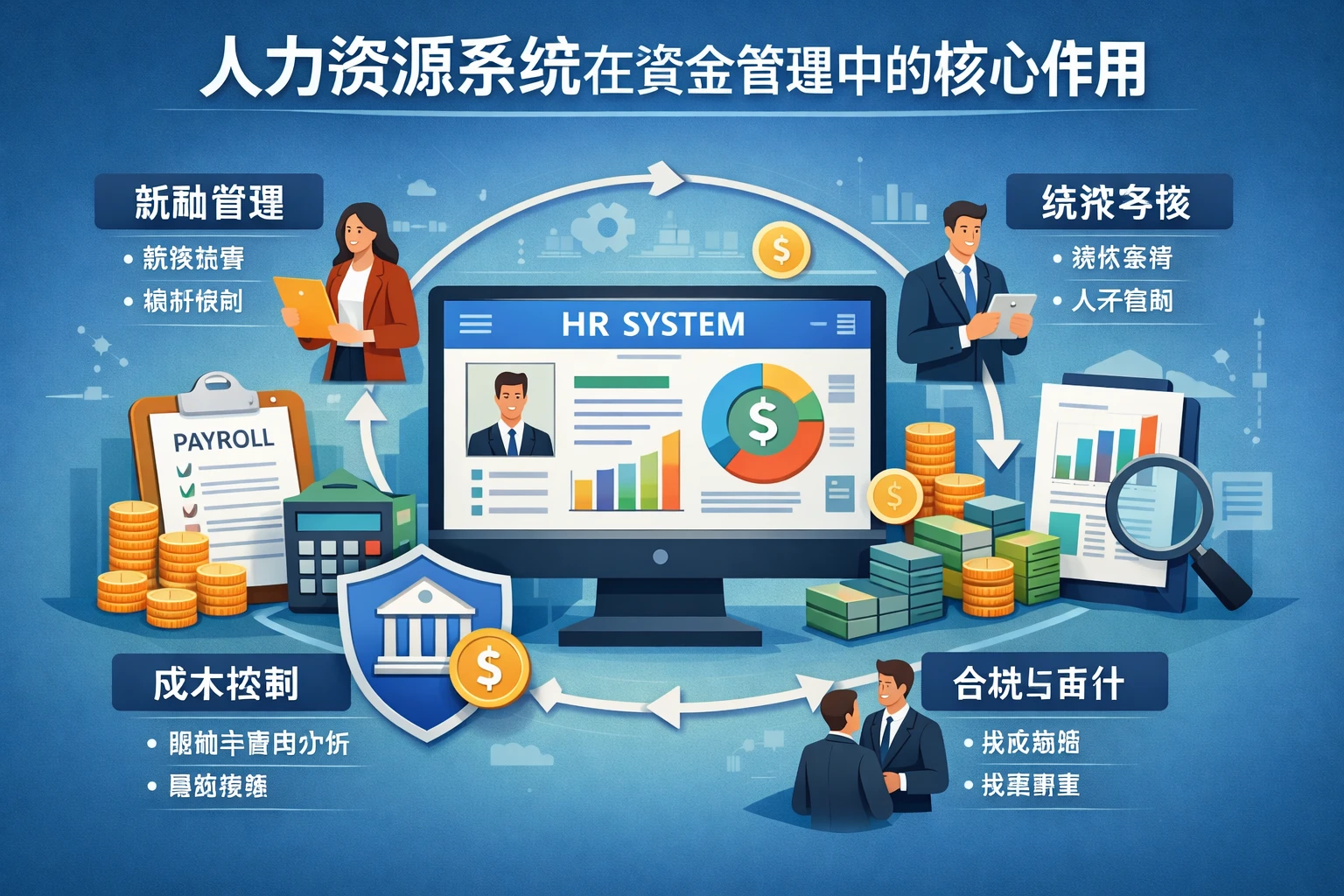 人力资源系统在资金管理中的核心作用