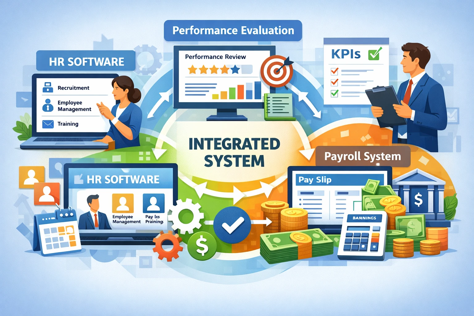 人力资源软件与绩效考核系统、薪资核算系统的整合应用