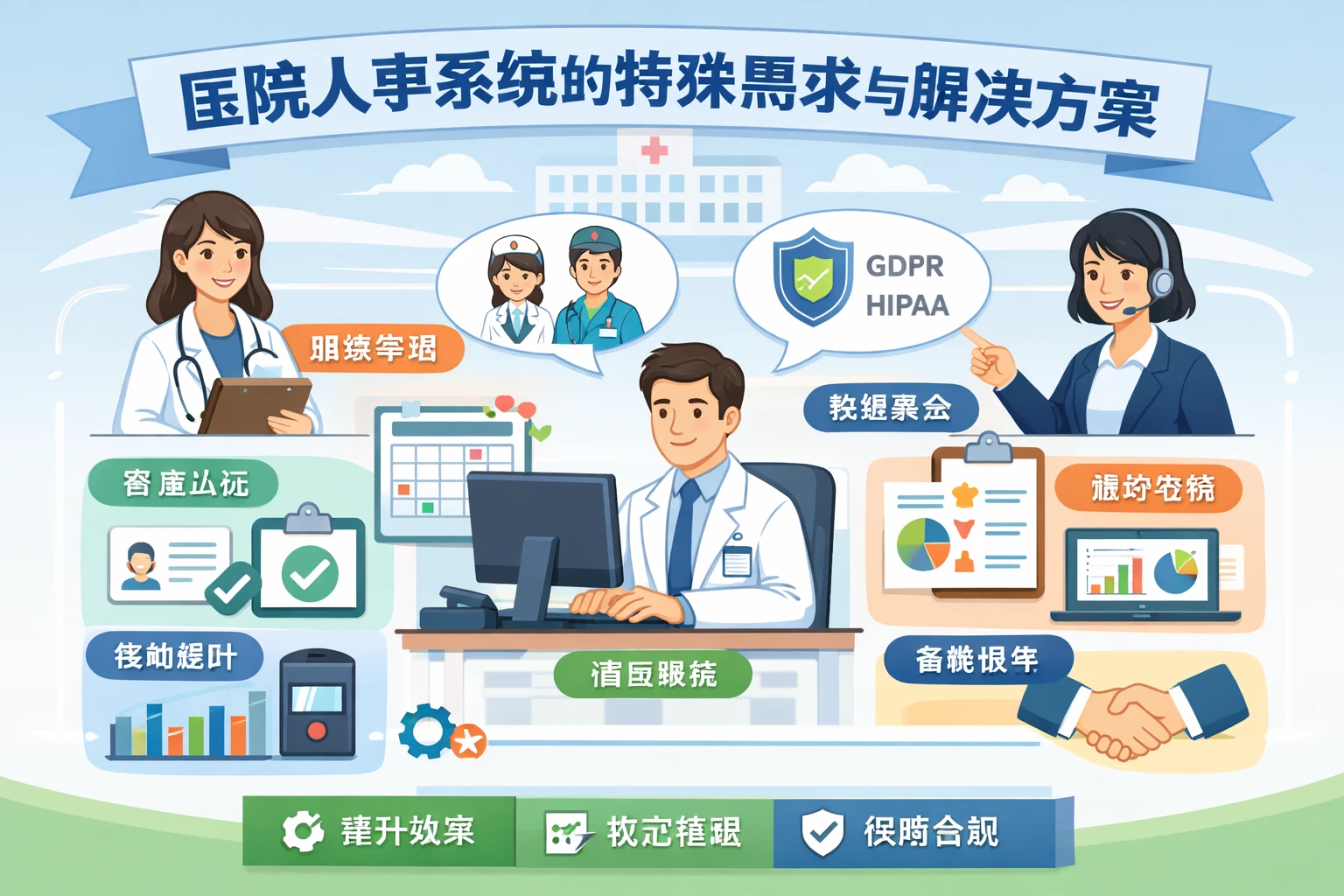 医院人事系统的特殊需求与解决方案