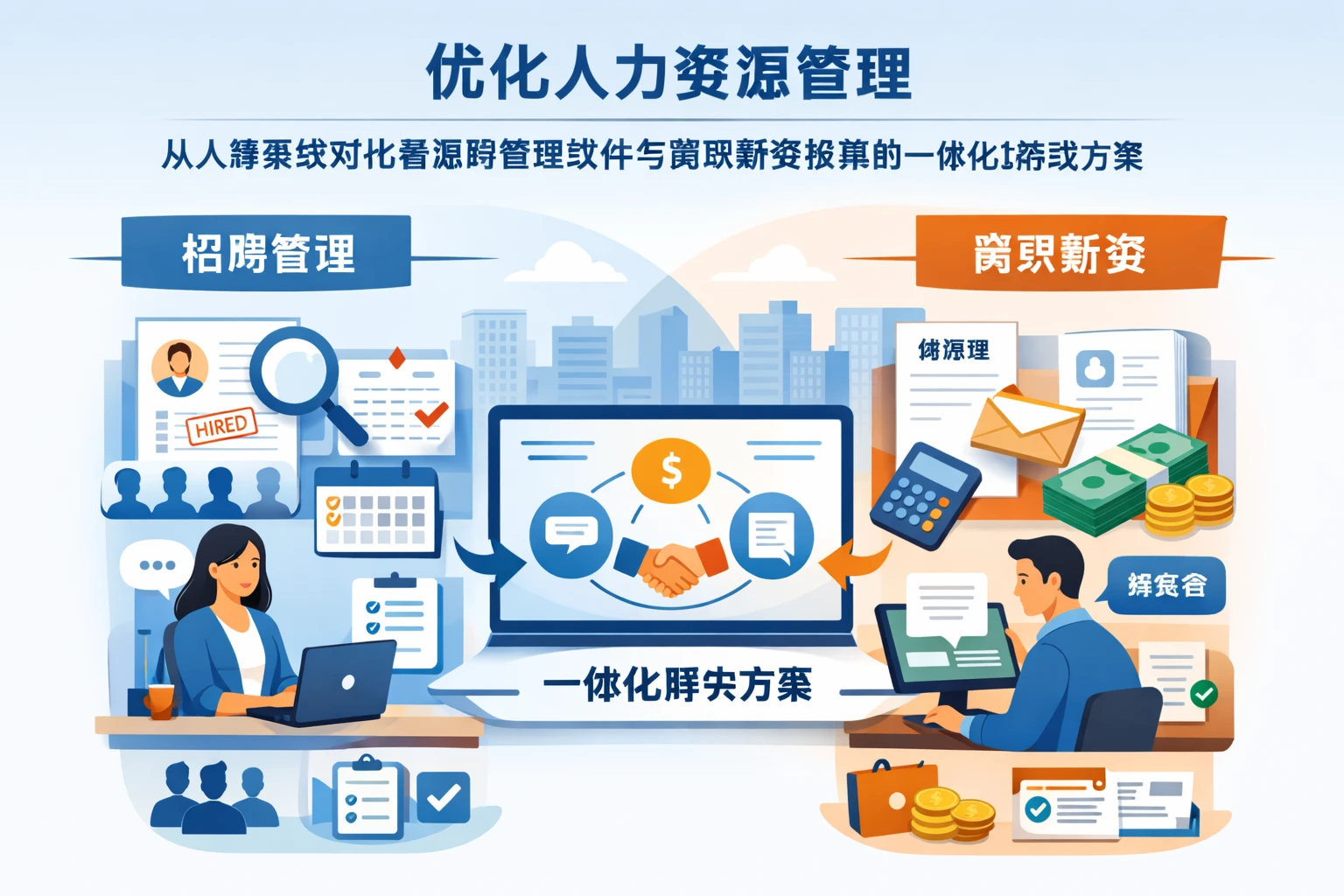 优化人力资源管理：从人事系统对比看招聘管理软件与离职薪资核算的一体化解决方案