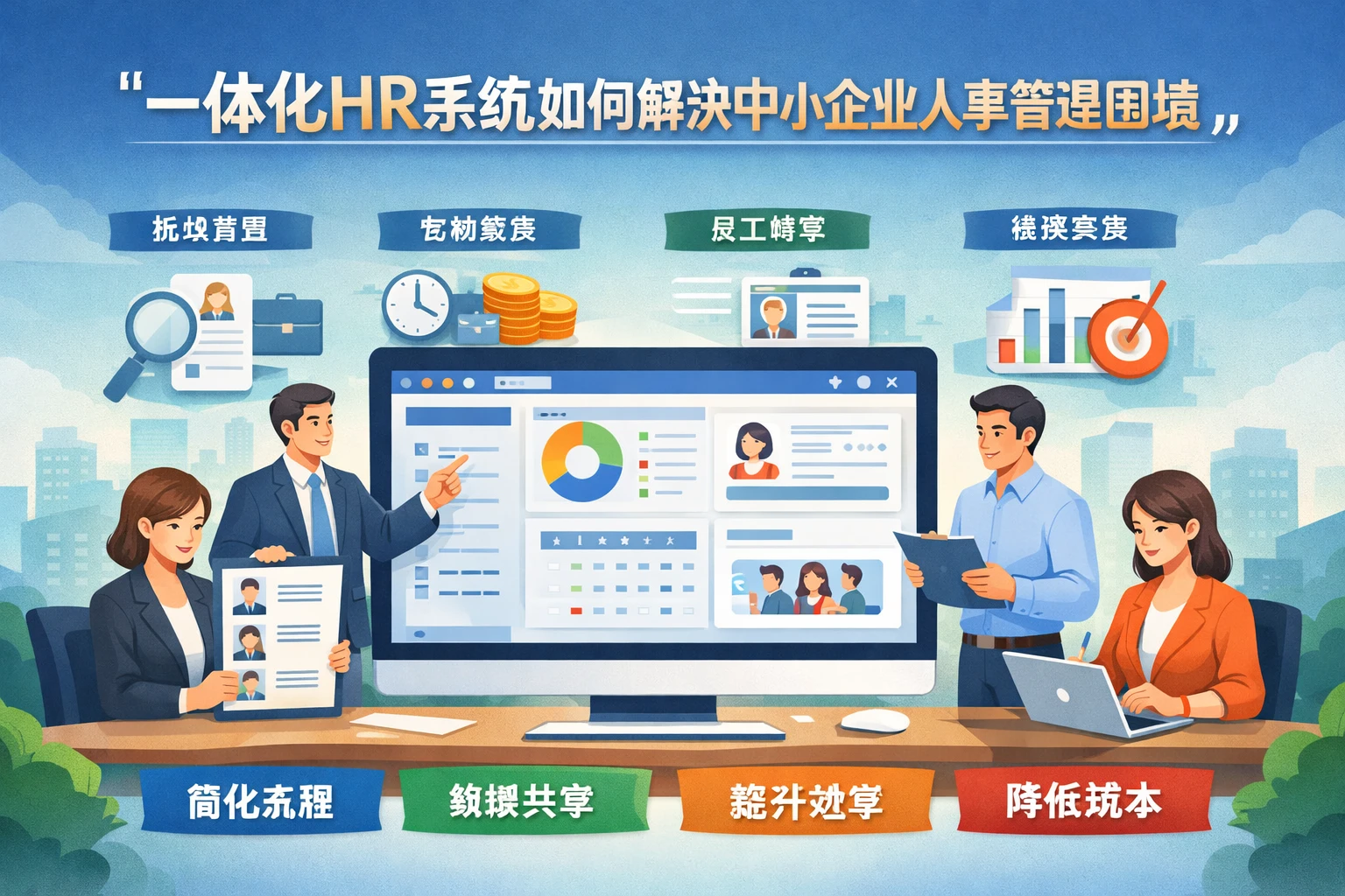 一体化HR系统如何解决中小企业人事管理困境