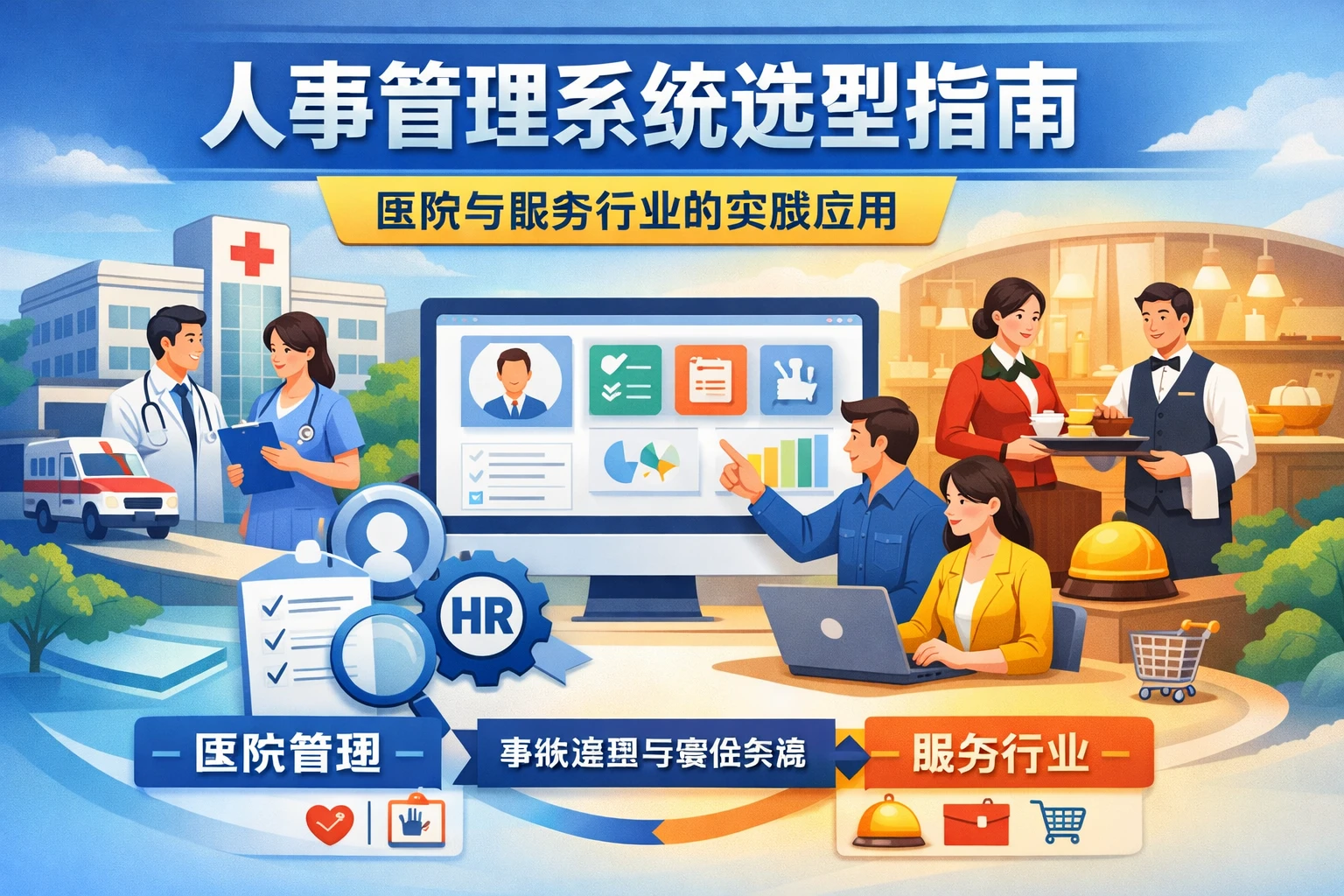 人事管理系统选型指南：医院与服务行业的实践应用