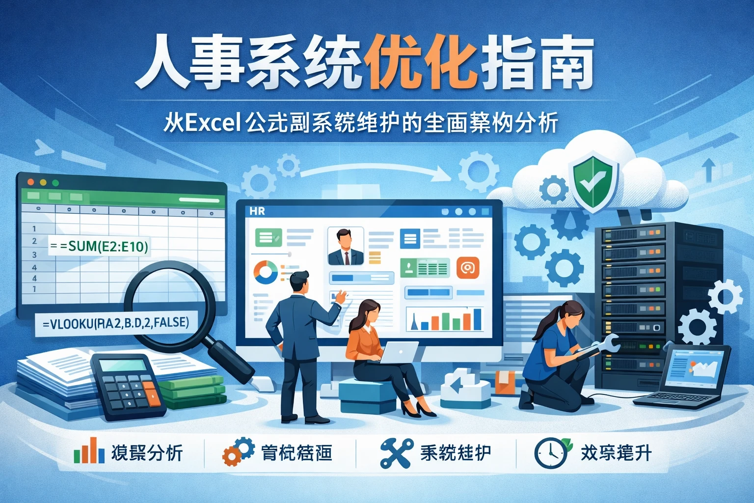 人事系统优化指南：从Excel公式到系统维护的全面案例分析