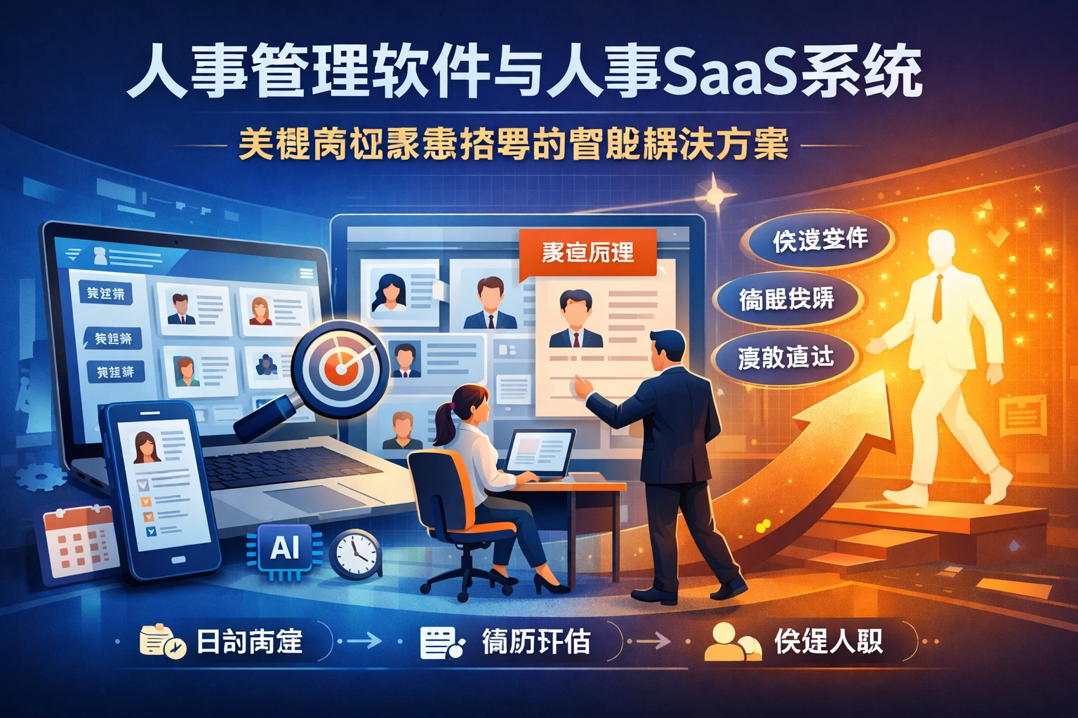 人事管理软件与人事SaaS系统：关键岗位紧急招聘的智能解决方案