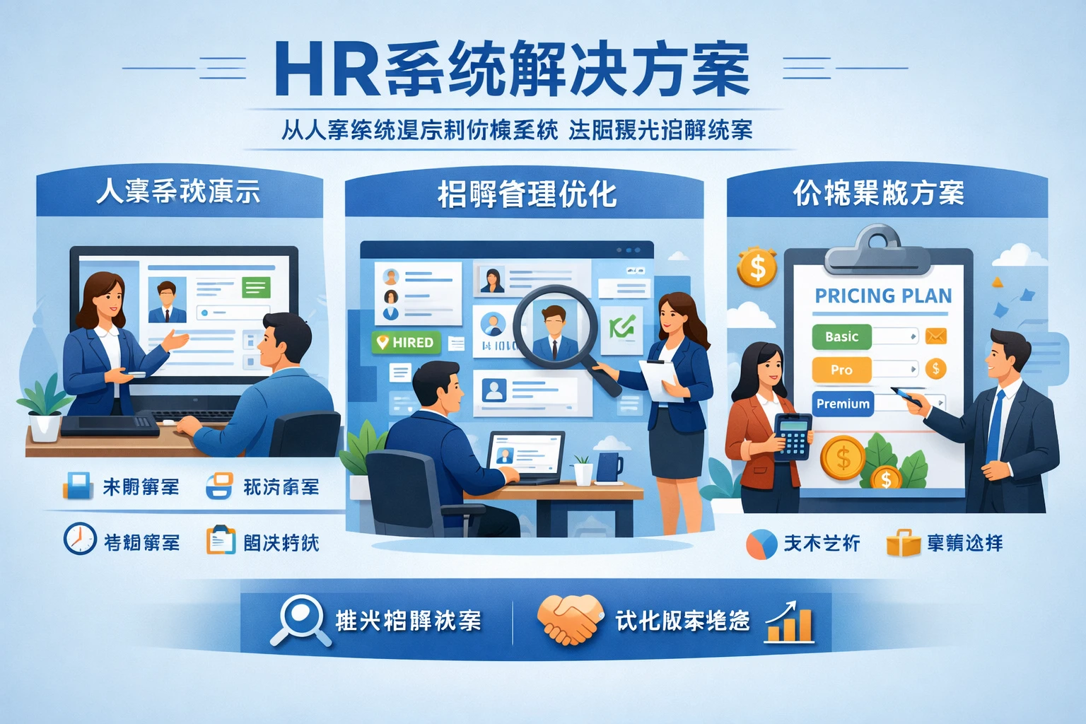 HR系统解决方案：从人事系统演示到价格策略，全面提升招聘效率