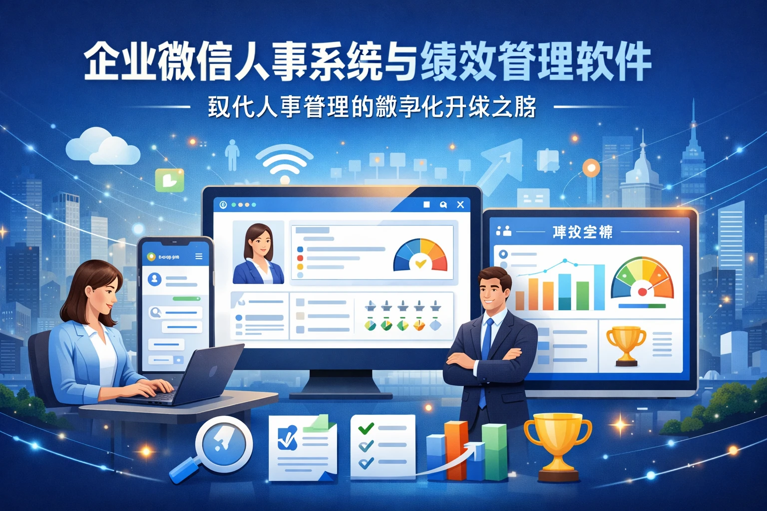 企业微信人事系统与绩效管理软件：现代人事管理的数字化升级之路