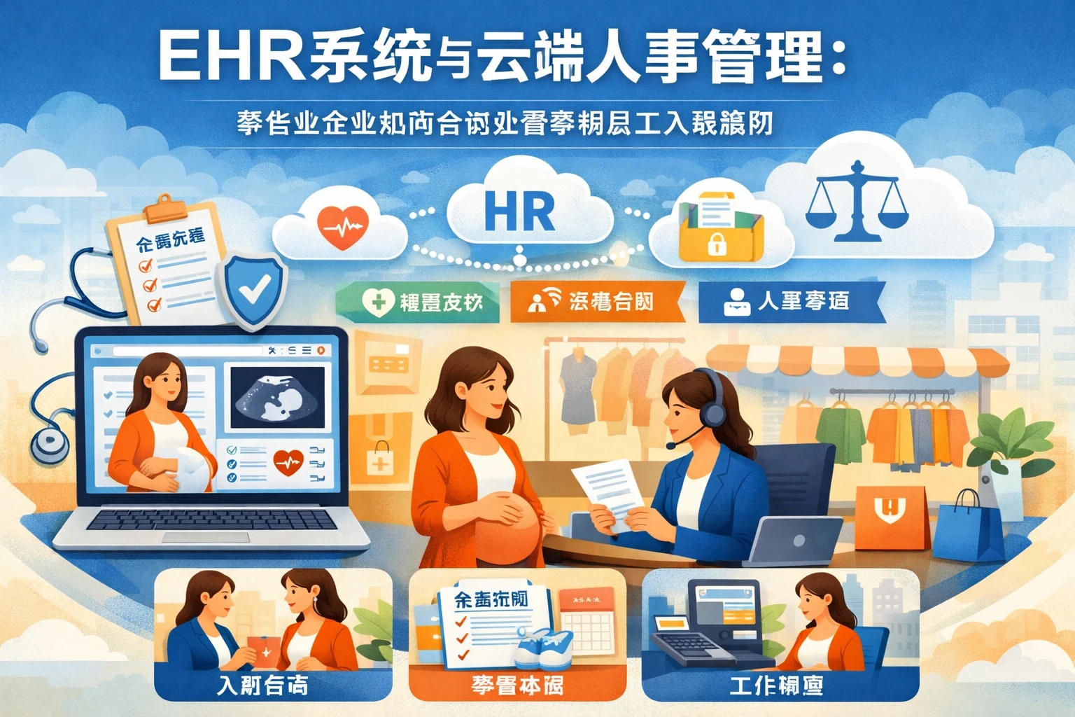 EHR系统与云端人事管理：零售业企业如何合规处理孕期员工入职案例