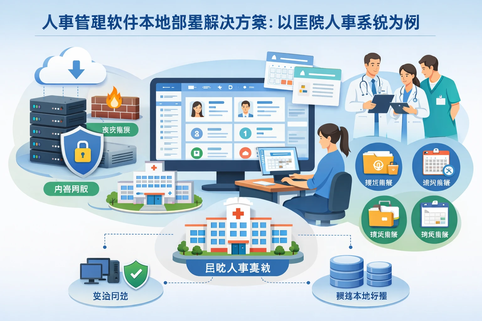 人事管理软件本地部署解决方案：以医院人事系统为例