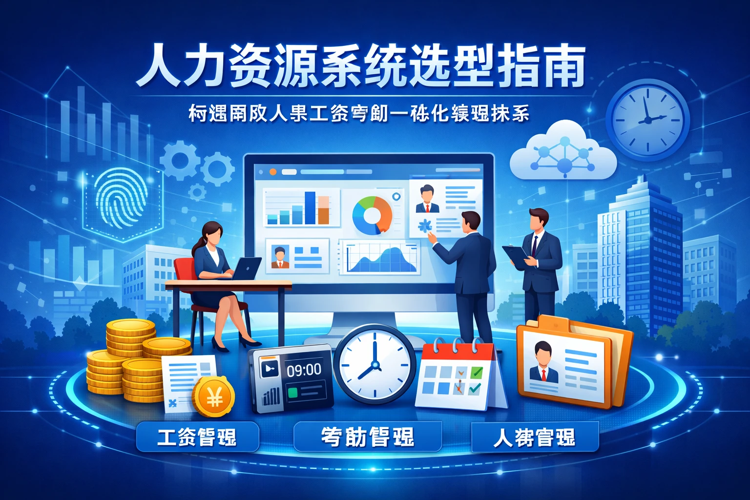 人力资源系统选型指南：构建高效人事工资考勤一体化管理体系