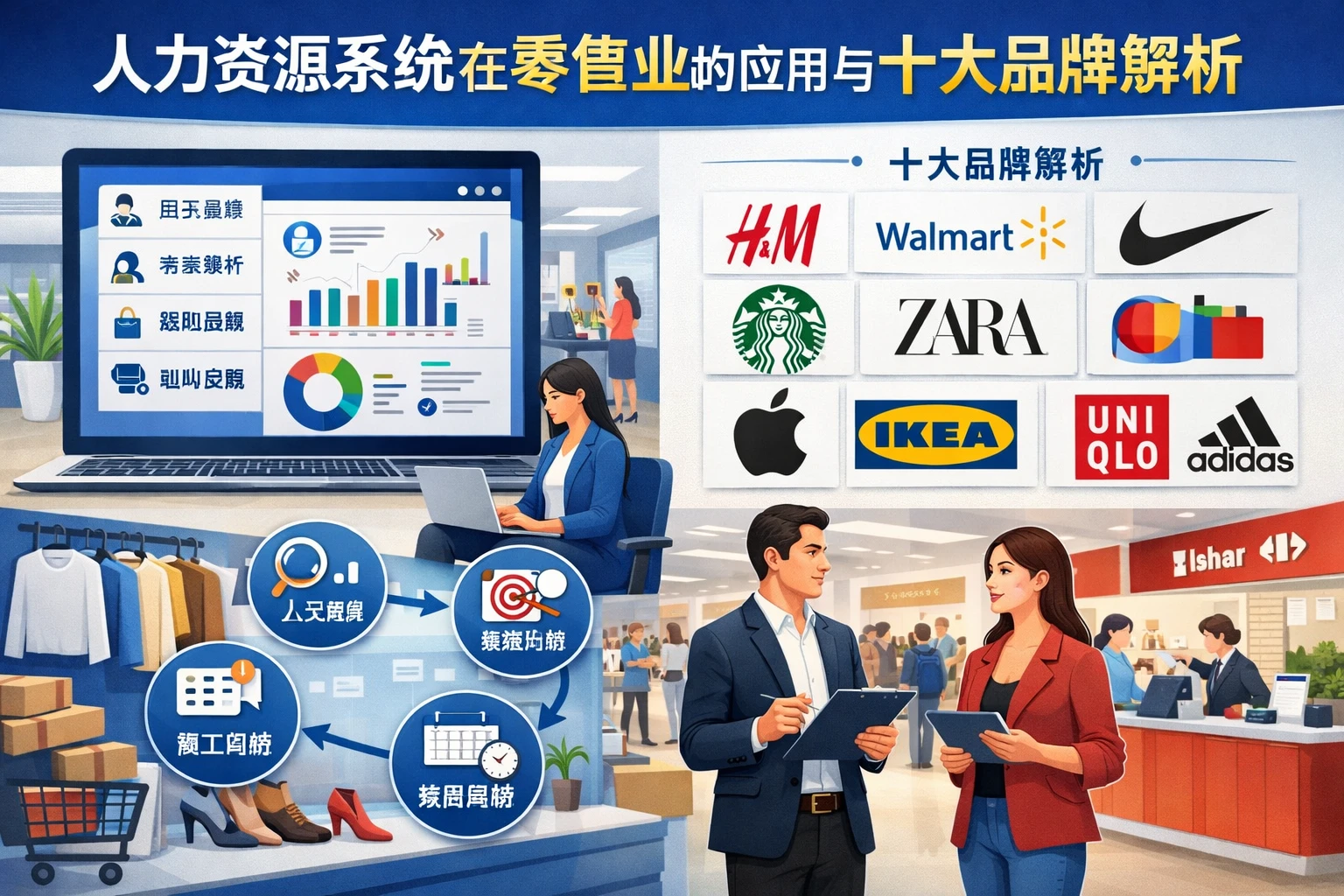 人力资源系统在零售业的应用与十大品牌解析
