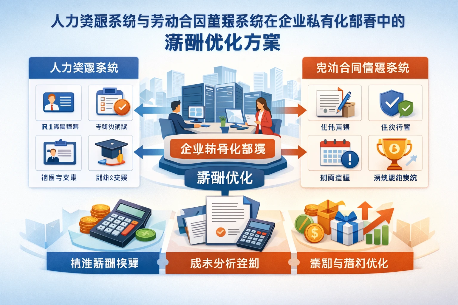 人力资源系统与劳动合同管理系统在企业私有化部署中的薪酬优化方案
