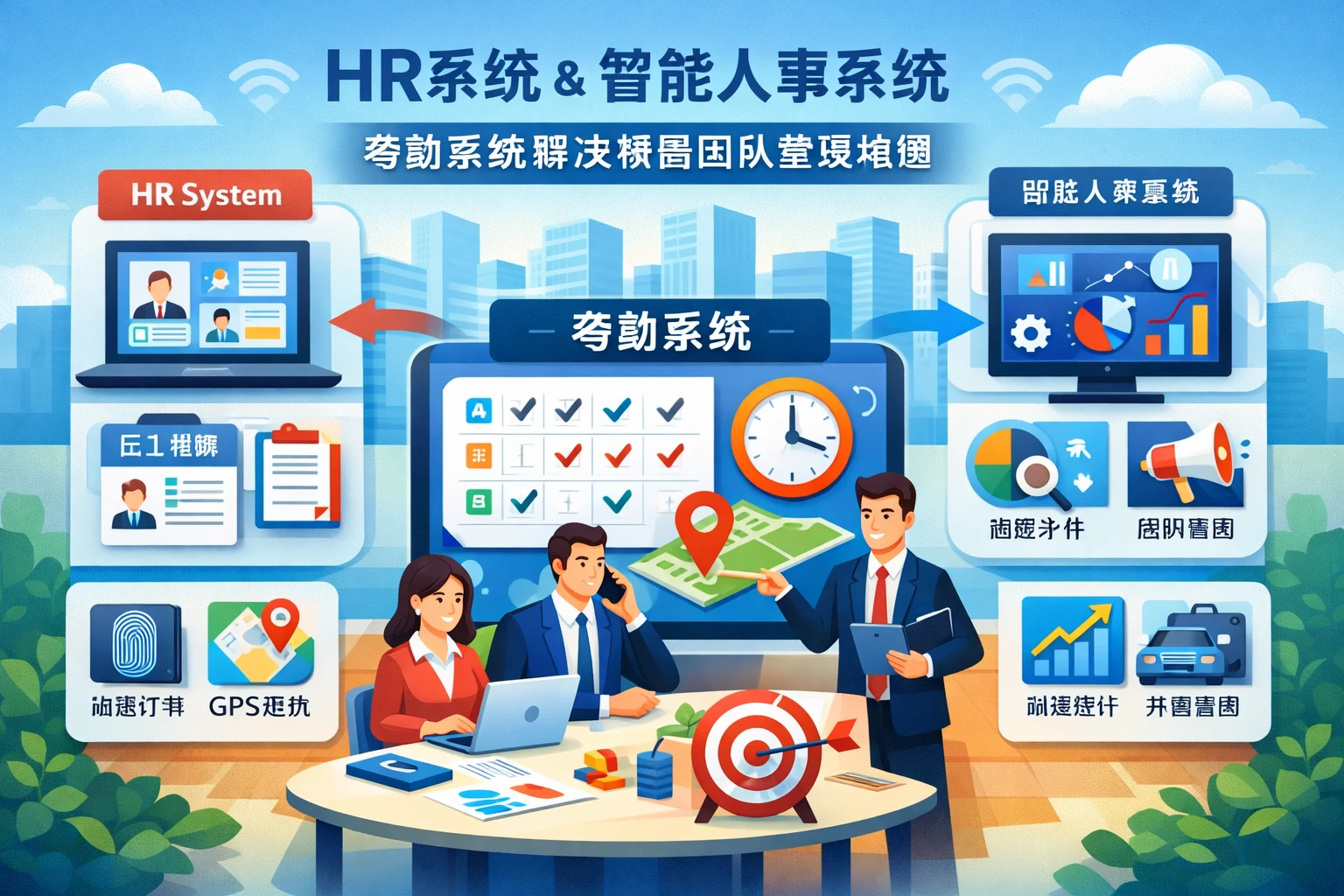 HR系统与智能人事系统如何通过考勤系统解决销售团队管理难题