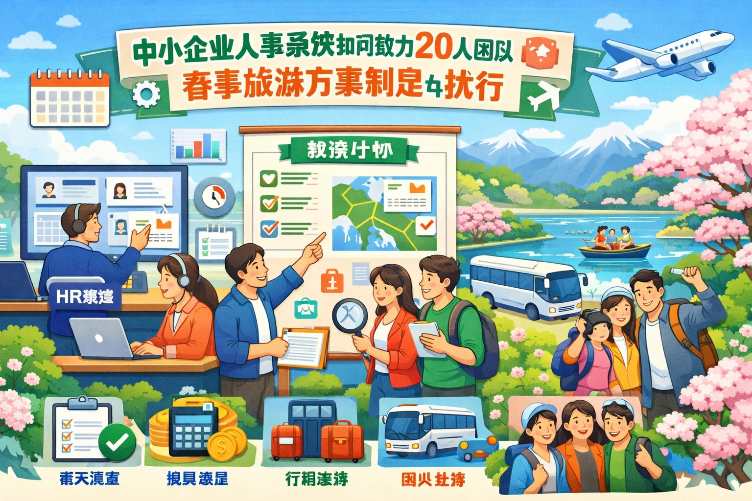 中小企业人事系统如何助力20人团队春季旅游方案制定与执行