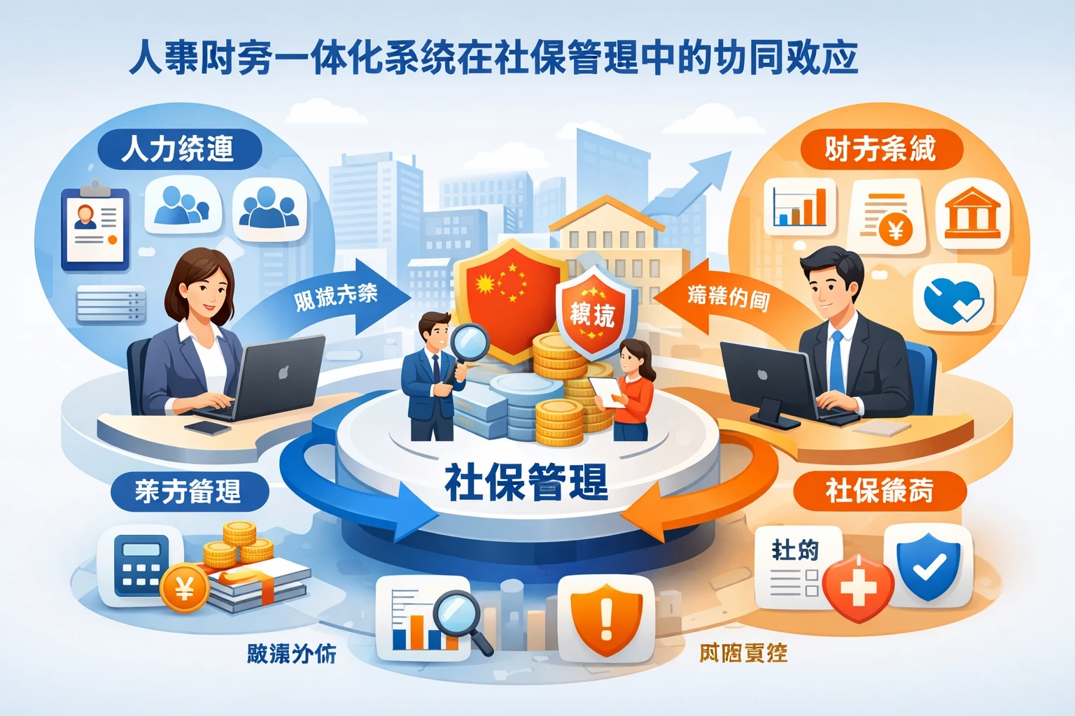 人事财务一体化系统在社保管理中的协同效应