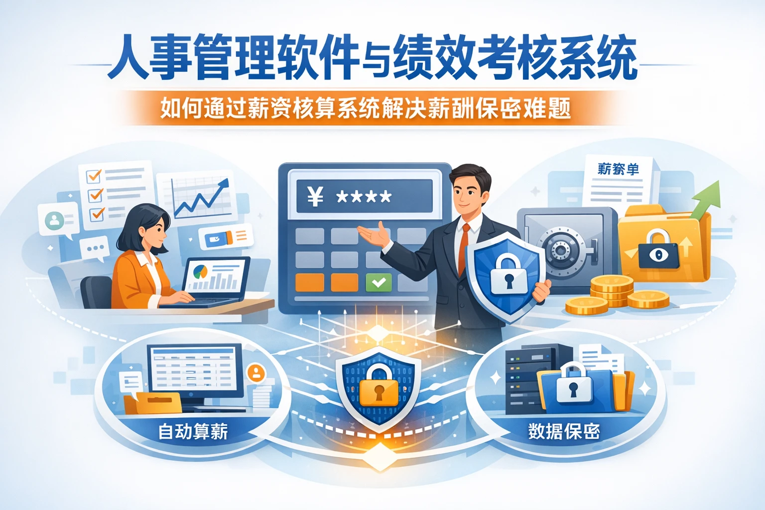 人事管理软件与绩效考核系统如何通过薪资核算系统解决薪酬保密难题